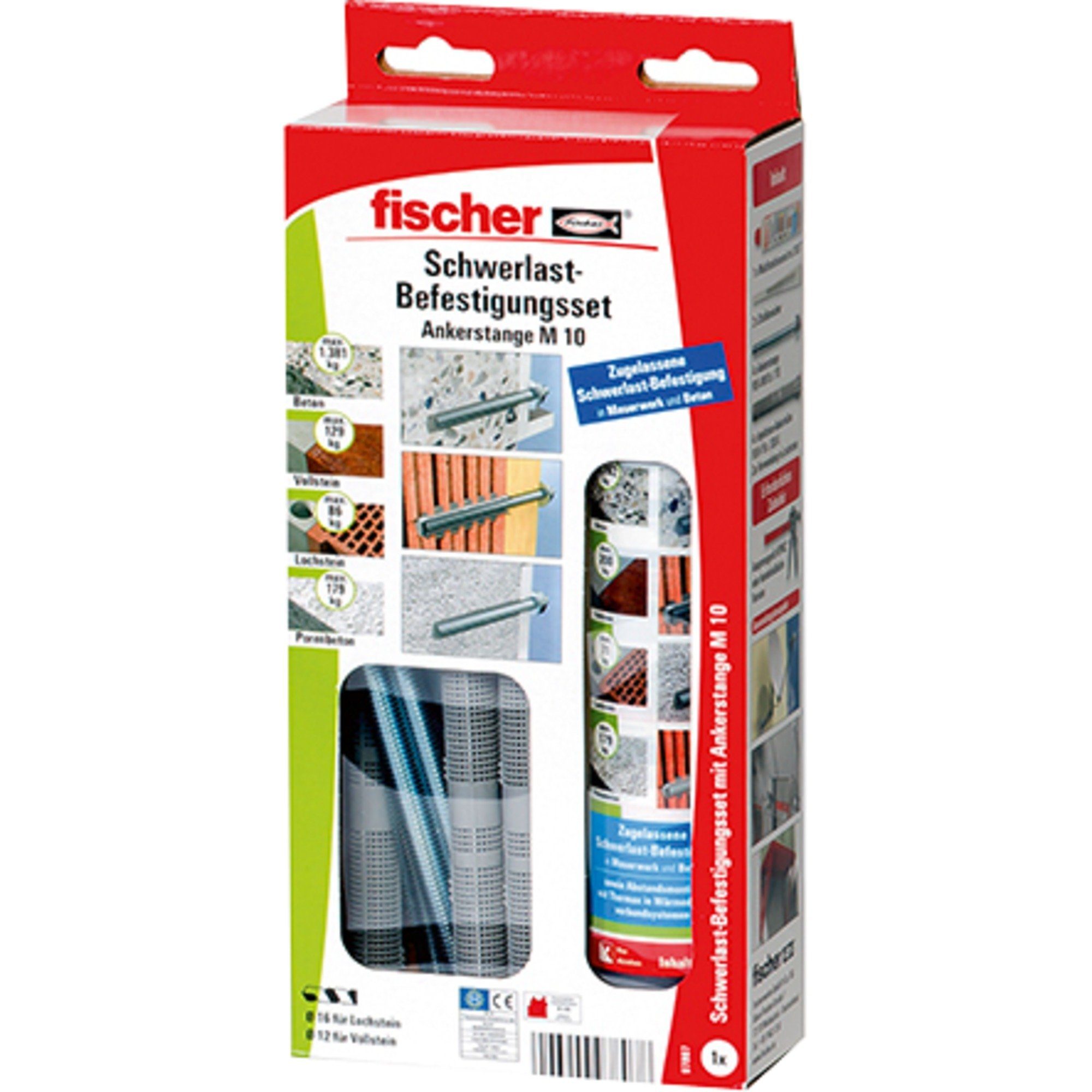 Universaldübel fischer Schwerlast-Befestigungsset 300 T SBS Set M