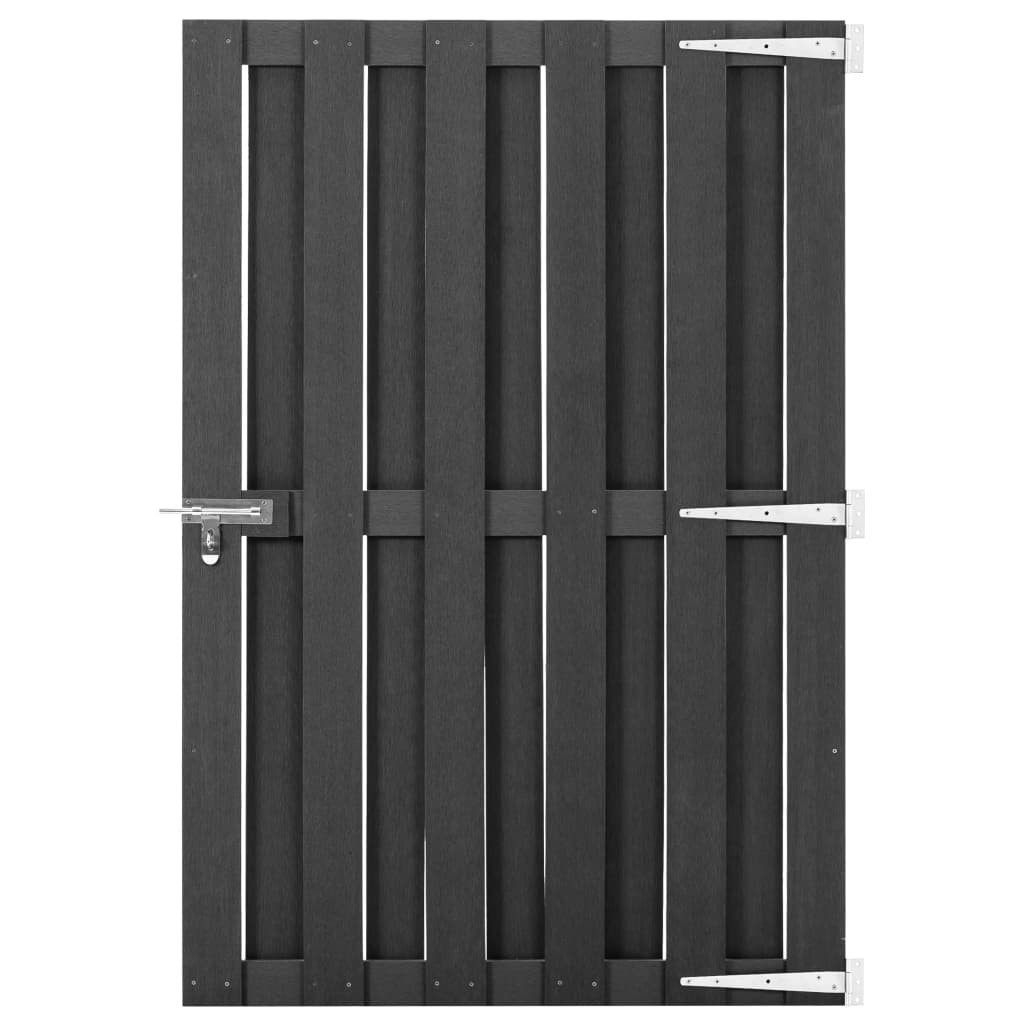 vidaXL Gartentor Gartentor WPC 100 x 150 cm Grau Zauntor