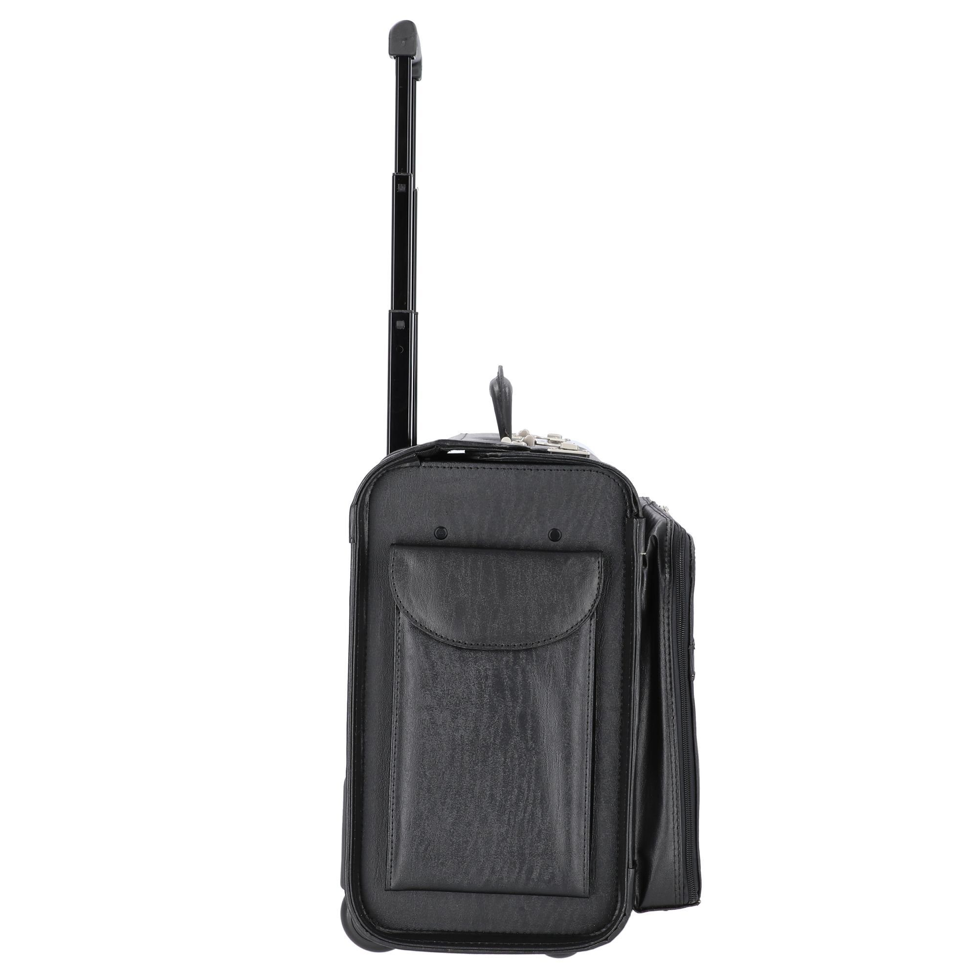 Alassio® Pilotenkoffer, 2 Rollen, Kunstleder