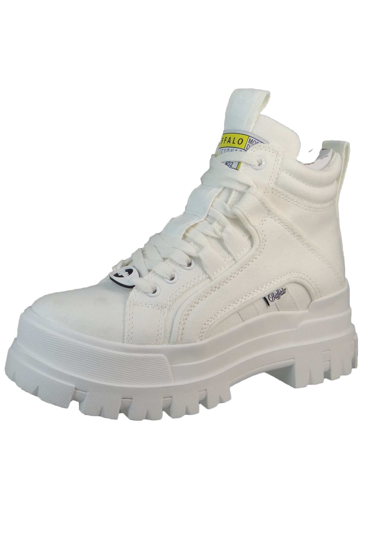 Buffalo 1622233 Aspha NC Mid White Sneaker