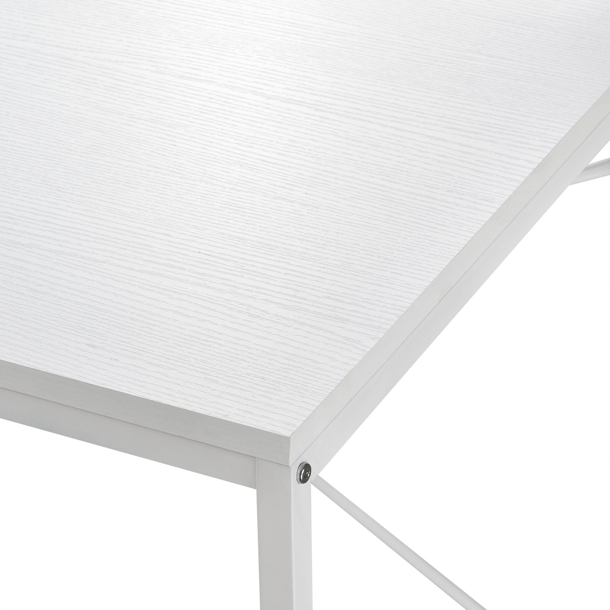 verschiedenen Tisch Farben Schreibtisch, mit PC Bürotisch Regal »Stavanger« en.casa in weiß