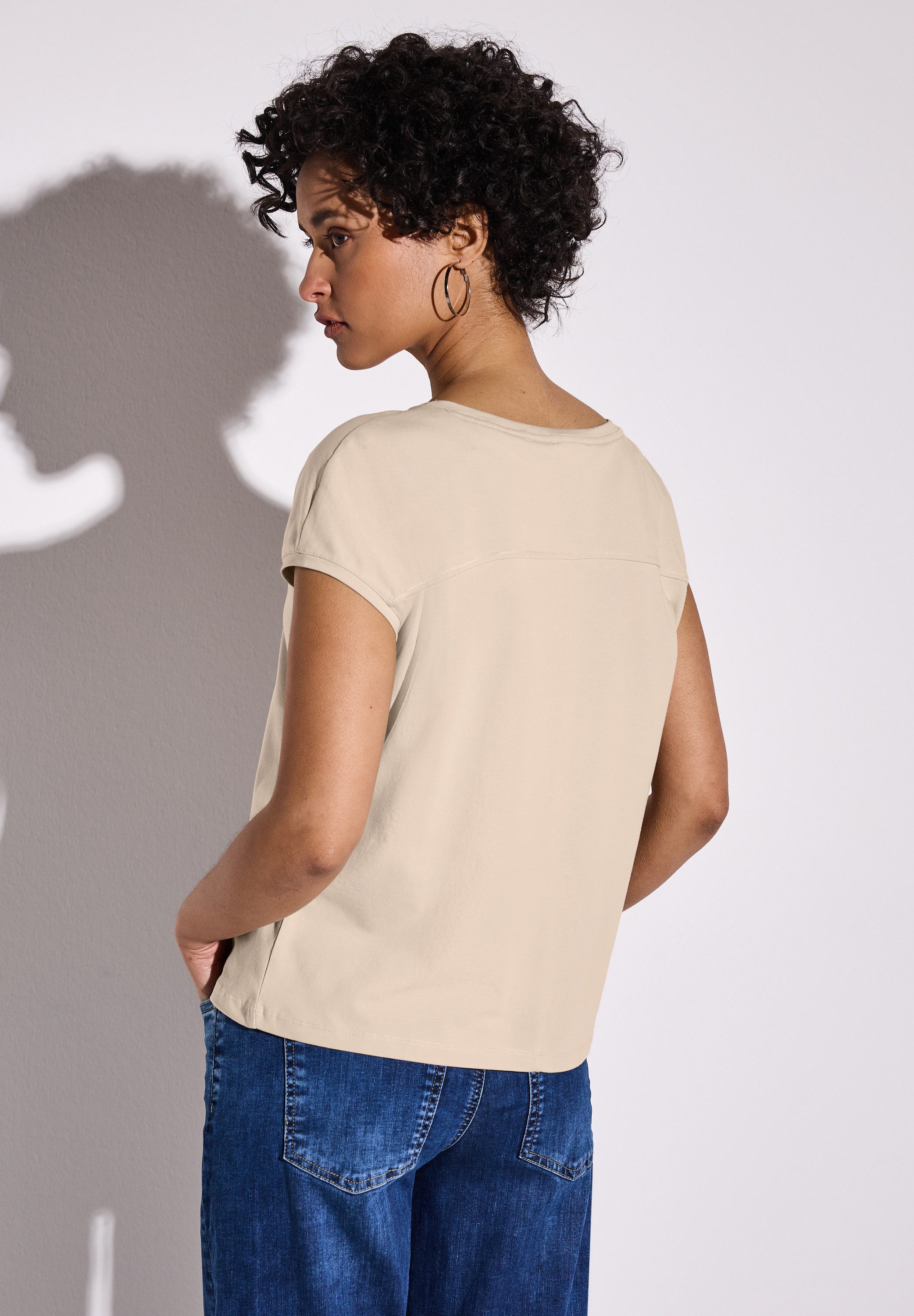 STREET ONE T-Shirt aus Baumwolle mit günstig online kaufen