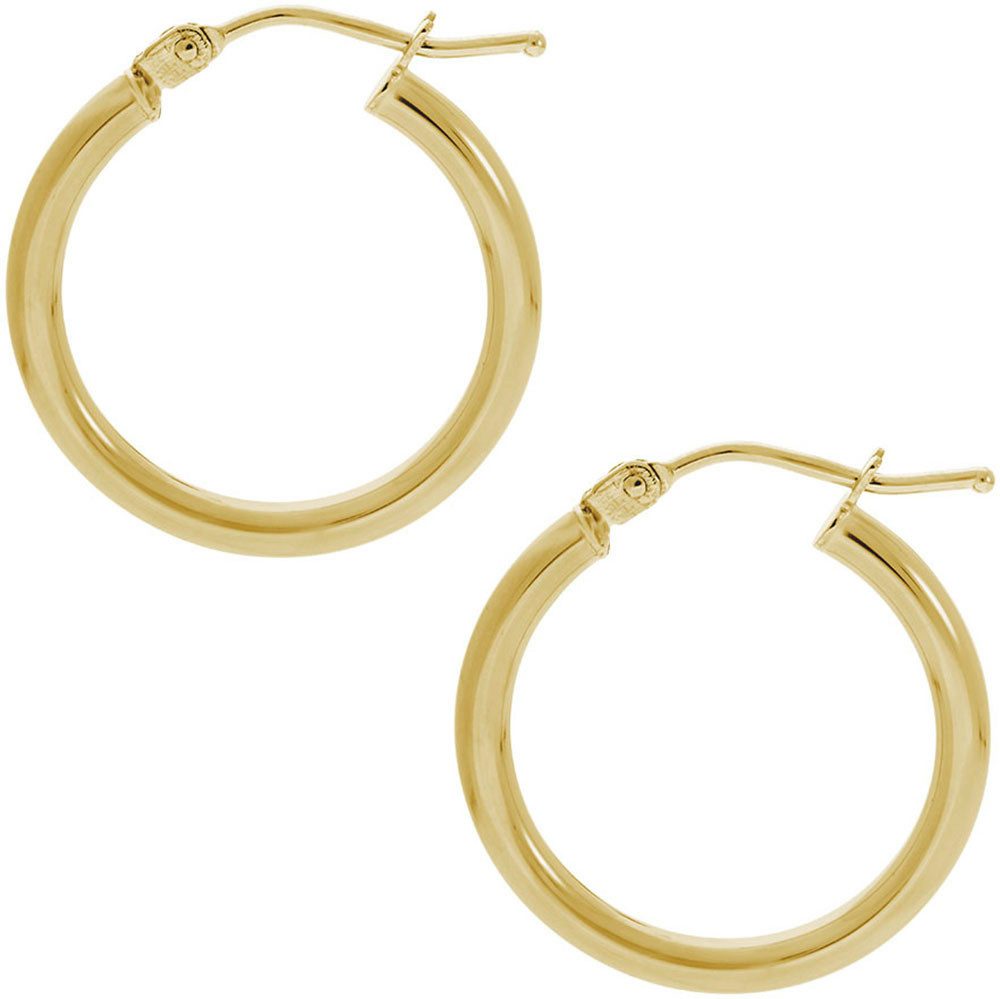 Firetti Paar Creolen Schmuck Geschenk Gold 585 Ohrschmuck Ohrringe