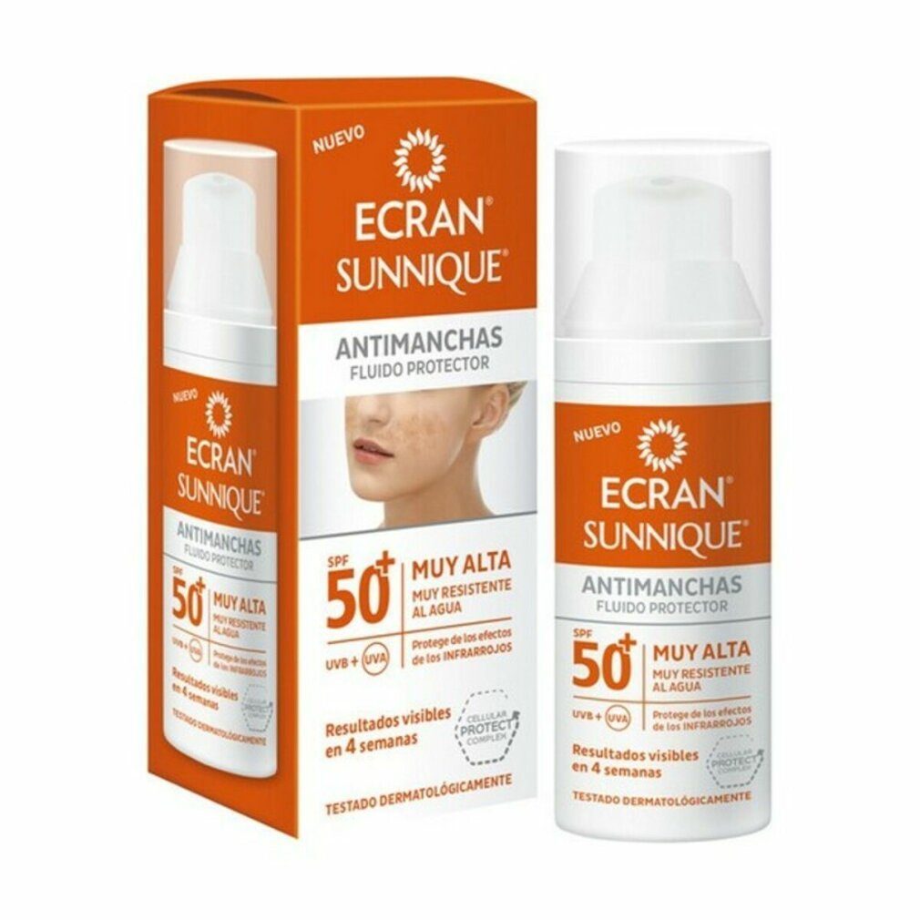SPF50+ ECRAN facial Sonnenschutzpflege antimanchas ml 50 Ecran SUNNIQUE