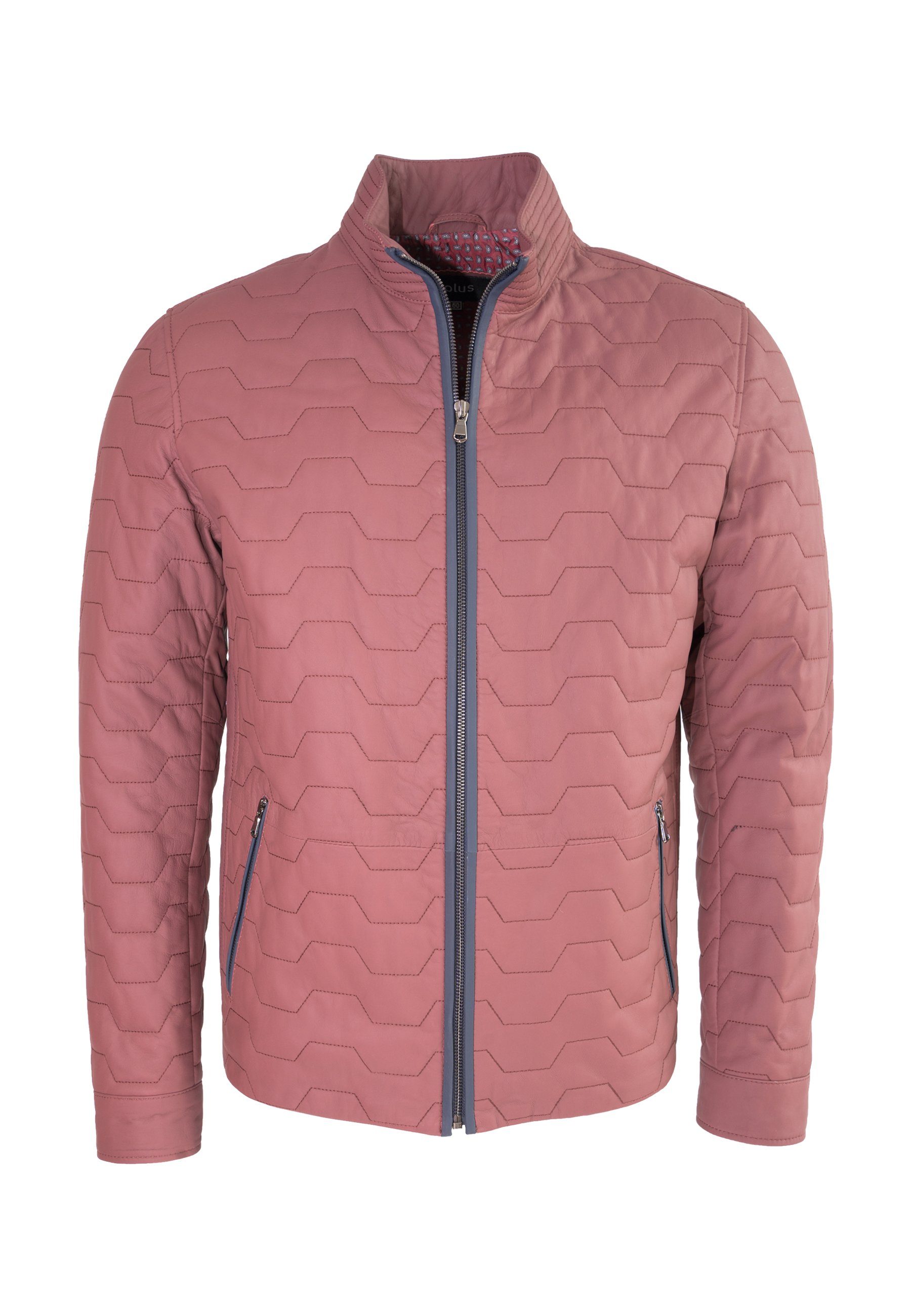 Lolus Lederjacke Chris in weinrot Sportlich günstig online kaufen