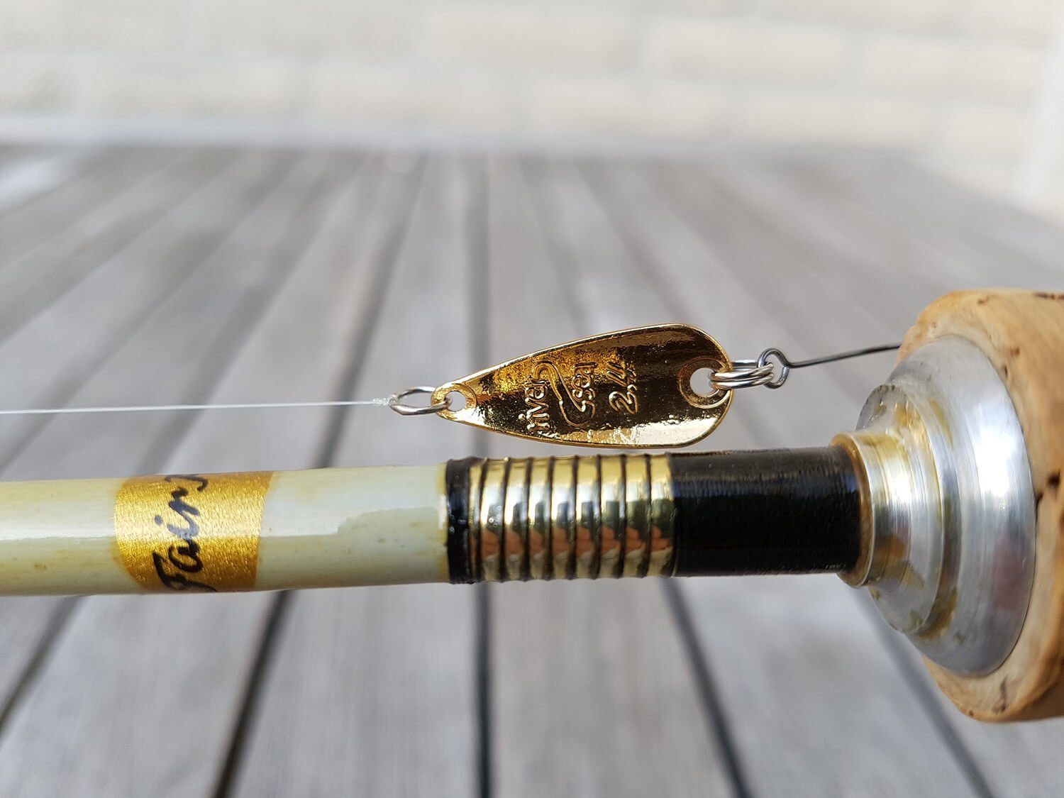 River2Sea 1,6g, Kunstköder Tungsten TT River2Sea Black Tip (1-St) Yellow Blinker 07 Spoon