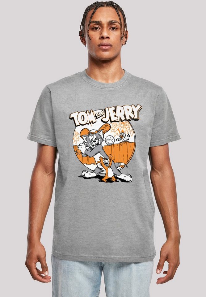 F4NT4STIC T-Shirt Tom and Jerry TV Serie Play Baseball Print, Offiziell  lizenziertes Tom And Jerry T-Shirt