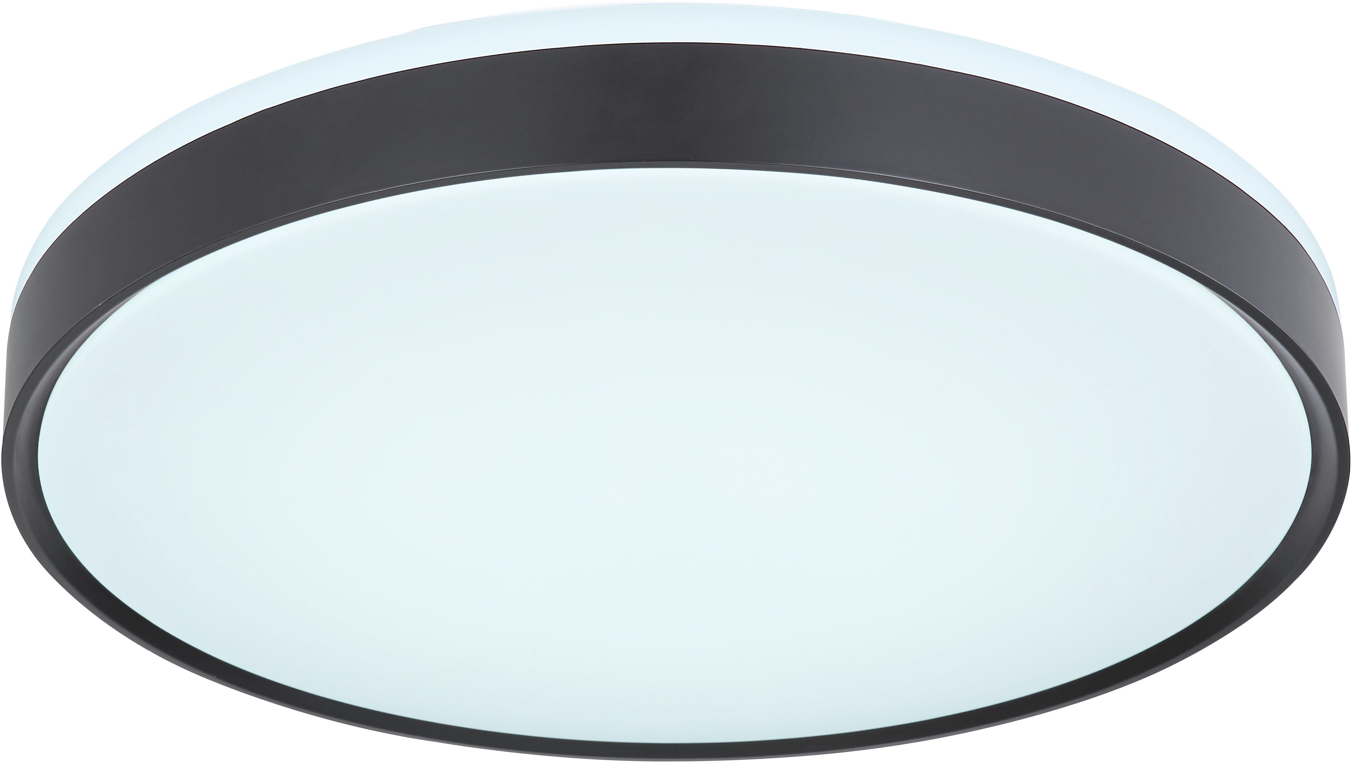 GLOBO LIGHTING LED Deckenleuchte SONNY, Dimmfunktion, Fernbedienung, Infrarot inkl., Memoryfunktion, Nachtlichtfunktion, mehrere Helligkeitsstufen, LED fest integriert, Deckenlampe/rund/Wohnzimmer/Schlafzimmer/modern