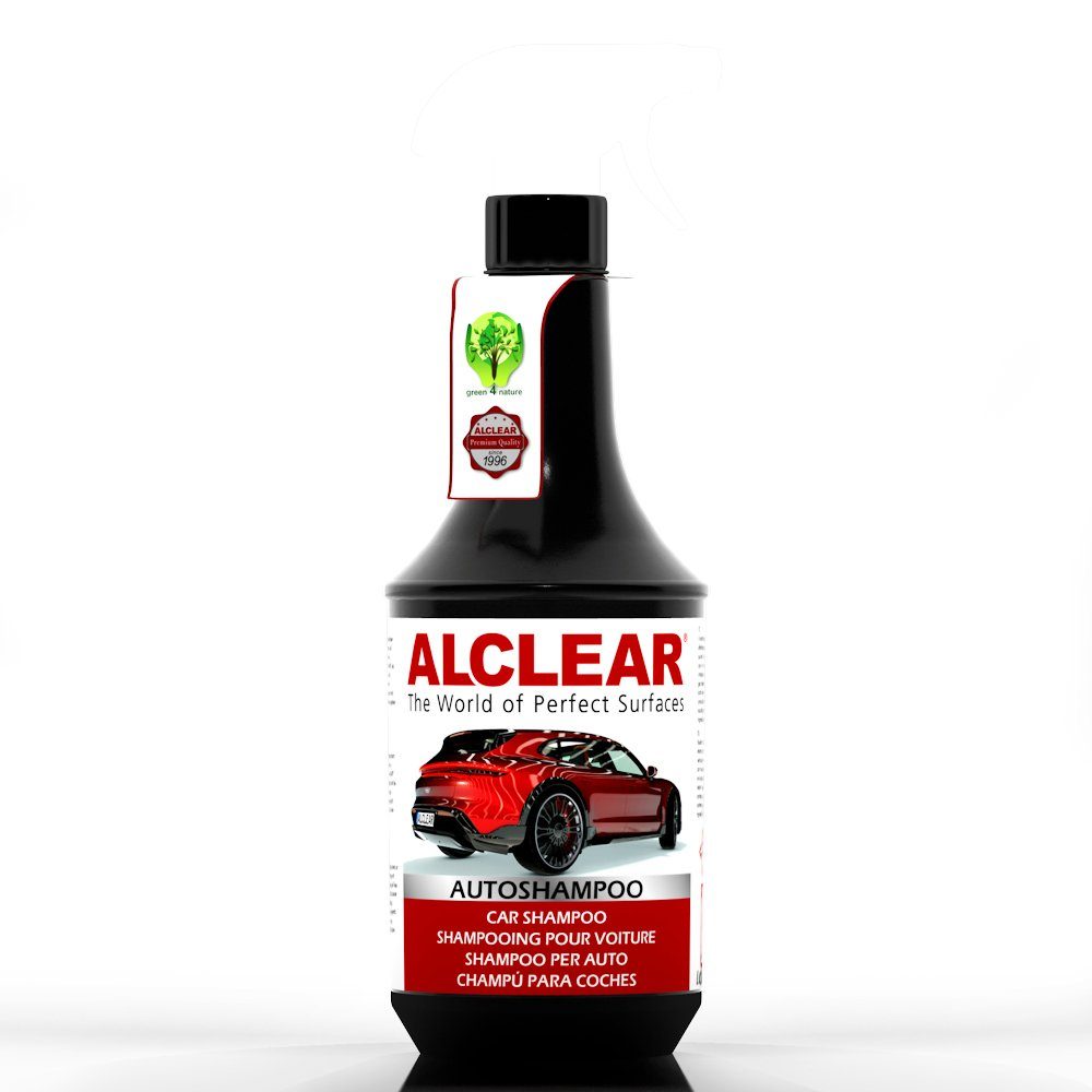 ALCLEAR 721AS Autoshampoo Konzentrat, 1L, gegen Schmutz für neuen Kfz Glanz Auto-Reinigungsmittel