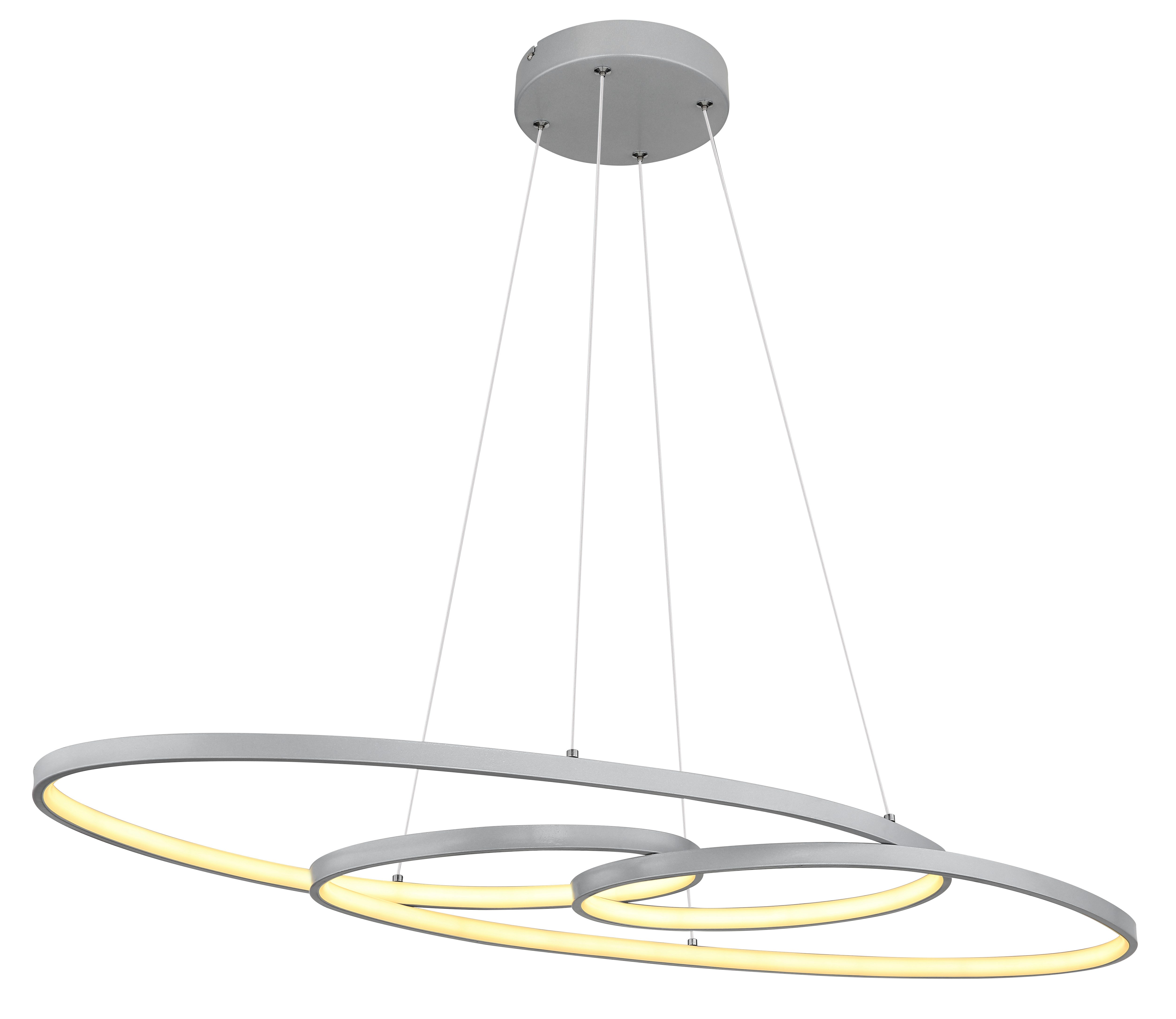 GLOBO LIGHTING LED Pendelleuchte SPIRA, Memoryfunktion, LED fest integriert, Hängelampe/Hängeleuchte/Wohnzimmer/Esstisch/elegant