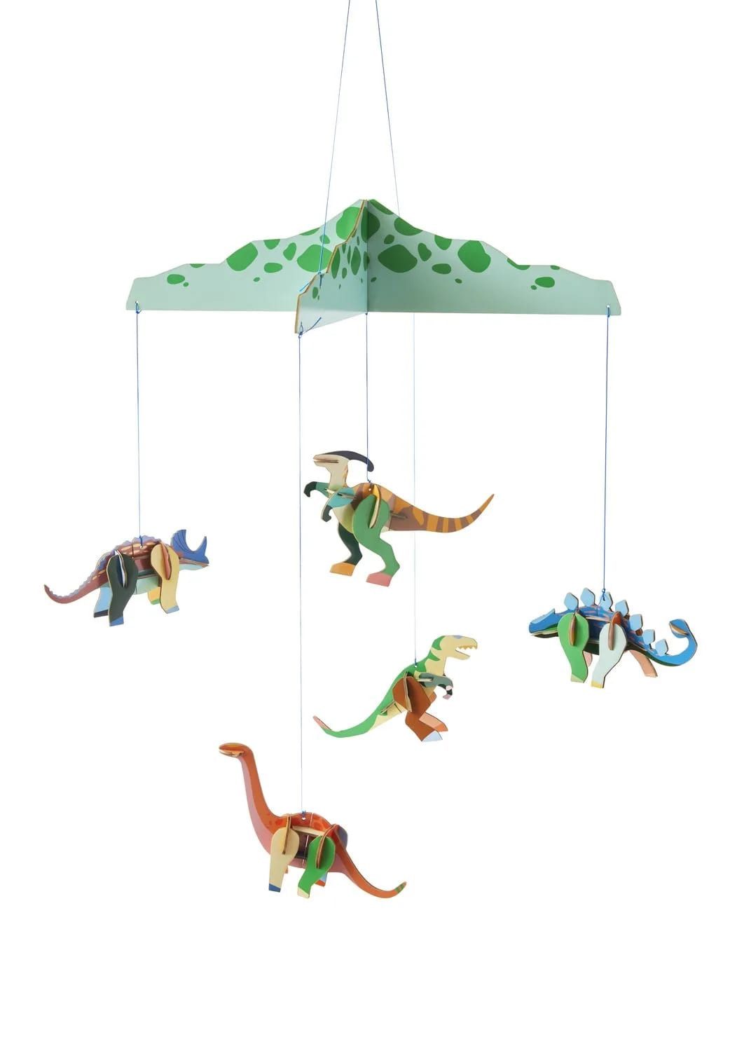 Boni-Shop Kreativset Studio ROOF Bastel-Set, 3D Wandobjekt, Baby Mobile - Dinosaurierland