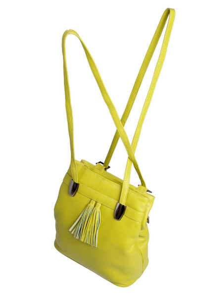 Josephine Osthoff Handtasche Lissabon Rucksack limone