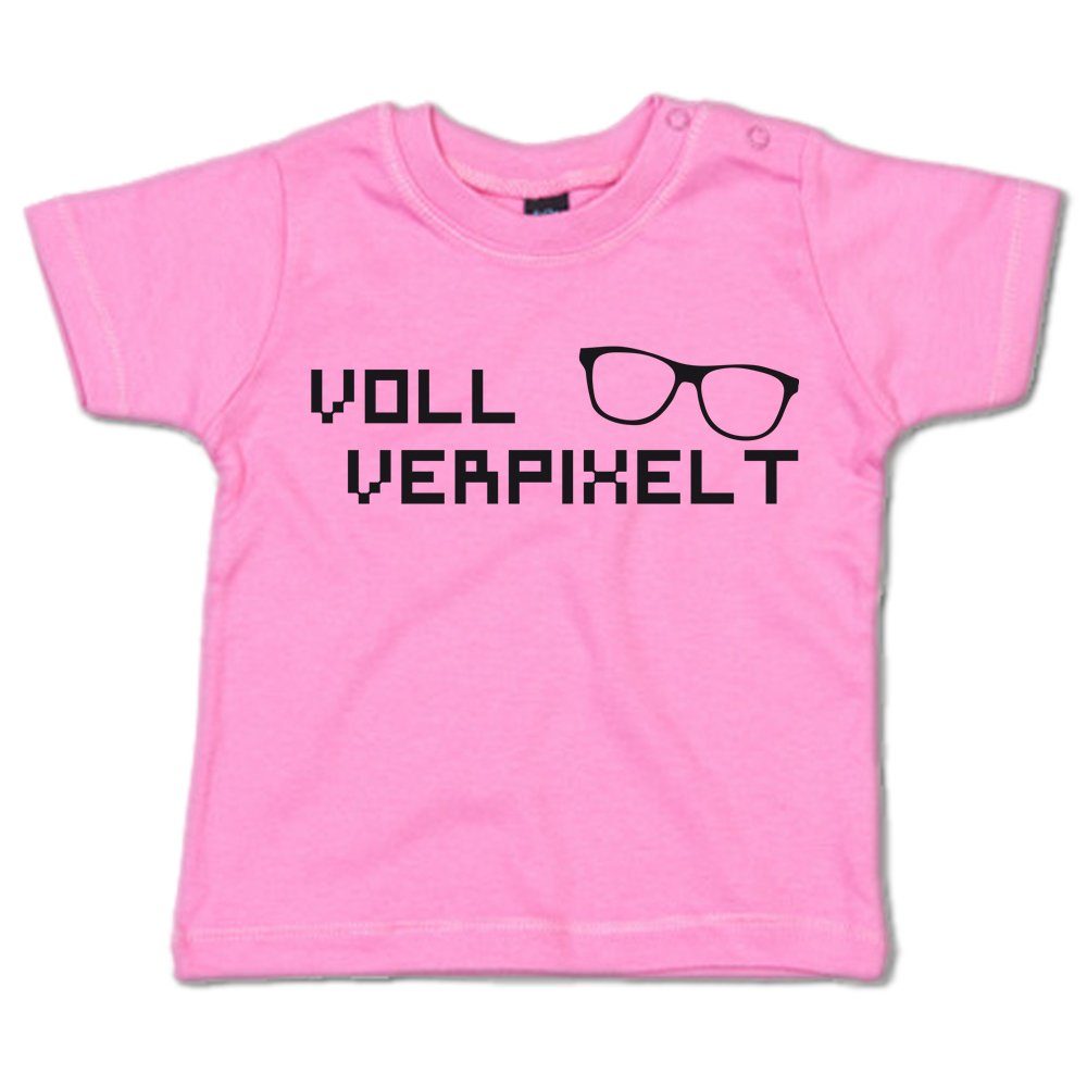 G-graphics T-Shirt Voll verpixelt Baby T-Shirt, mit Spruch / Sprüche / Print / Aufdruck