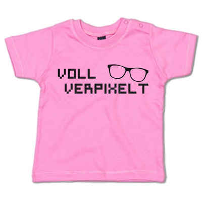 G-graphics T-Shirt Voll verpixelt Baby T-Shirt, mit Spruch / Sprüche / Print / Aufdruck