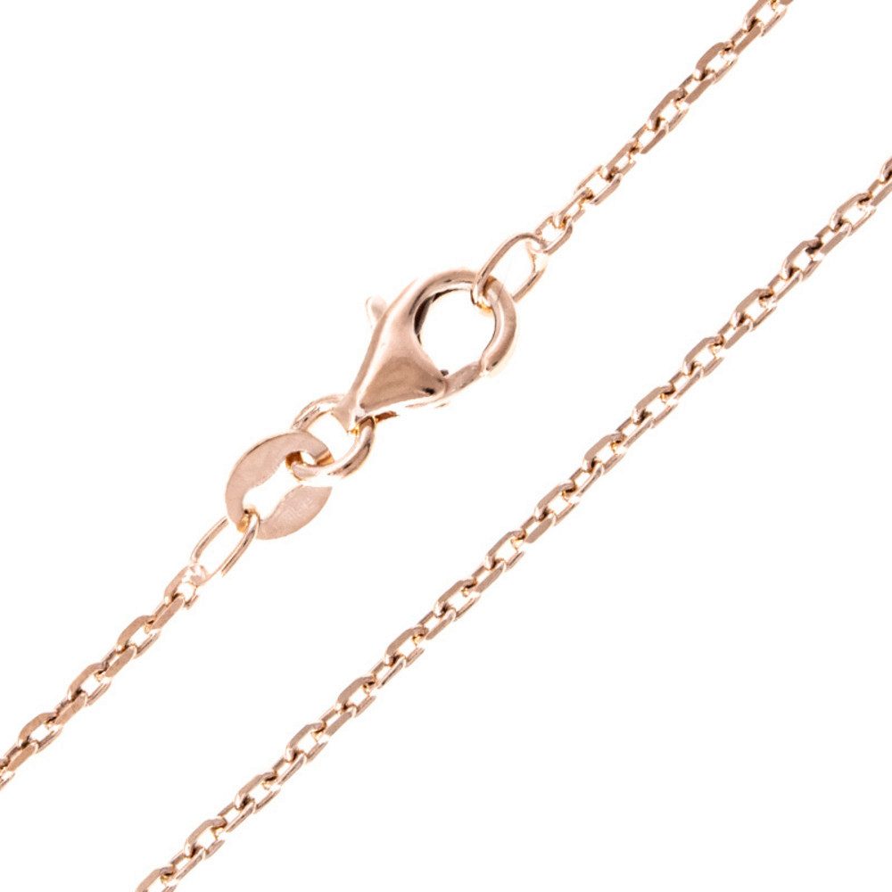 Cavill Silberkette Rose Gold plattiert Sterling Silber Anker Kette (1-tlg)