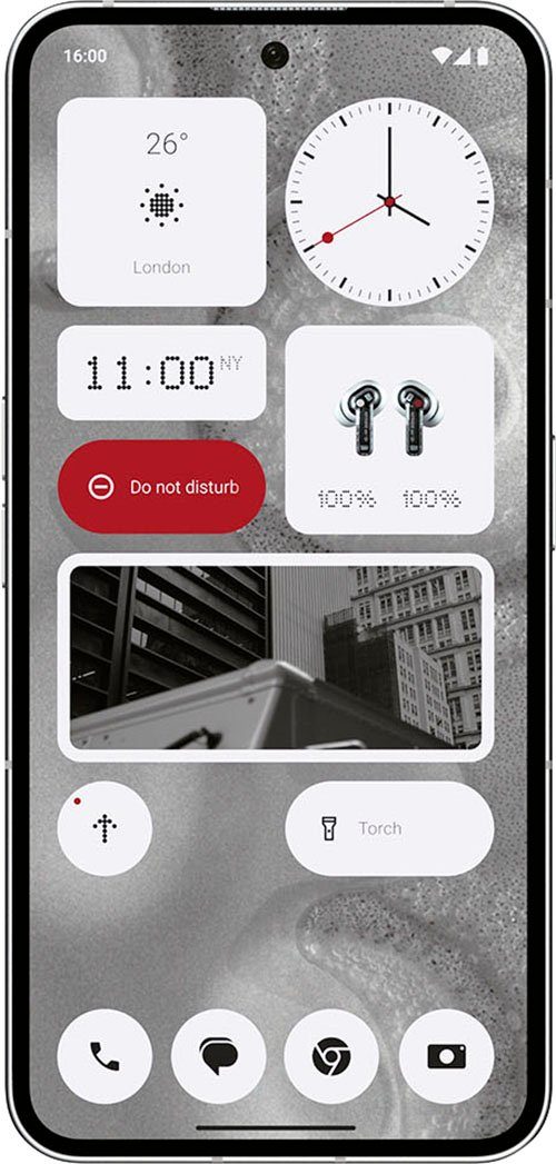 NOTHING Phone (2), 512 GB Speicherplatz, Smartphone weiß 50 GB cm/6,7 512 Zoll, (17,01 MP Kamera)