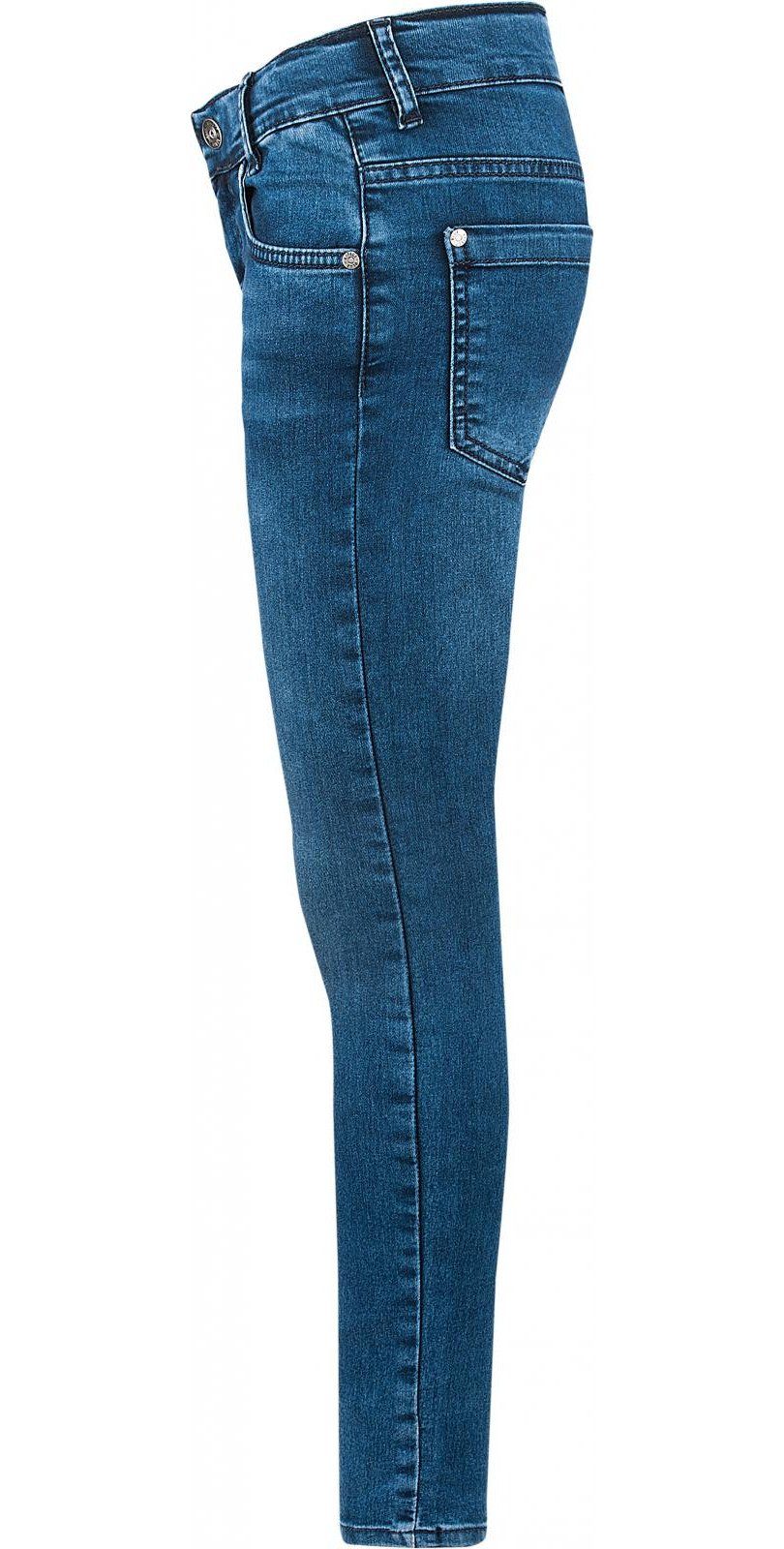 BLUE fit Skinny EFFECT Hose Slim-fit-Jeans slim Jeans