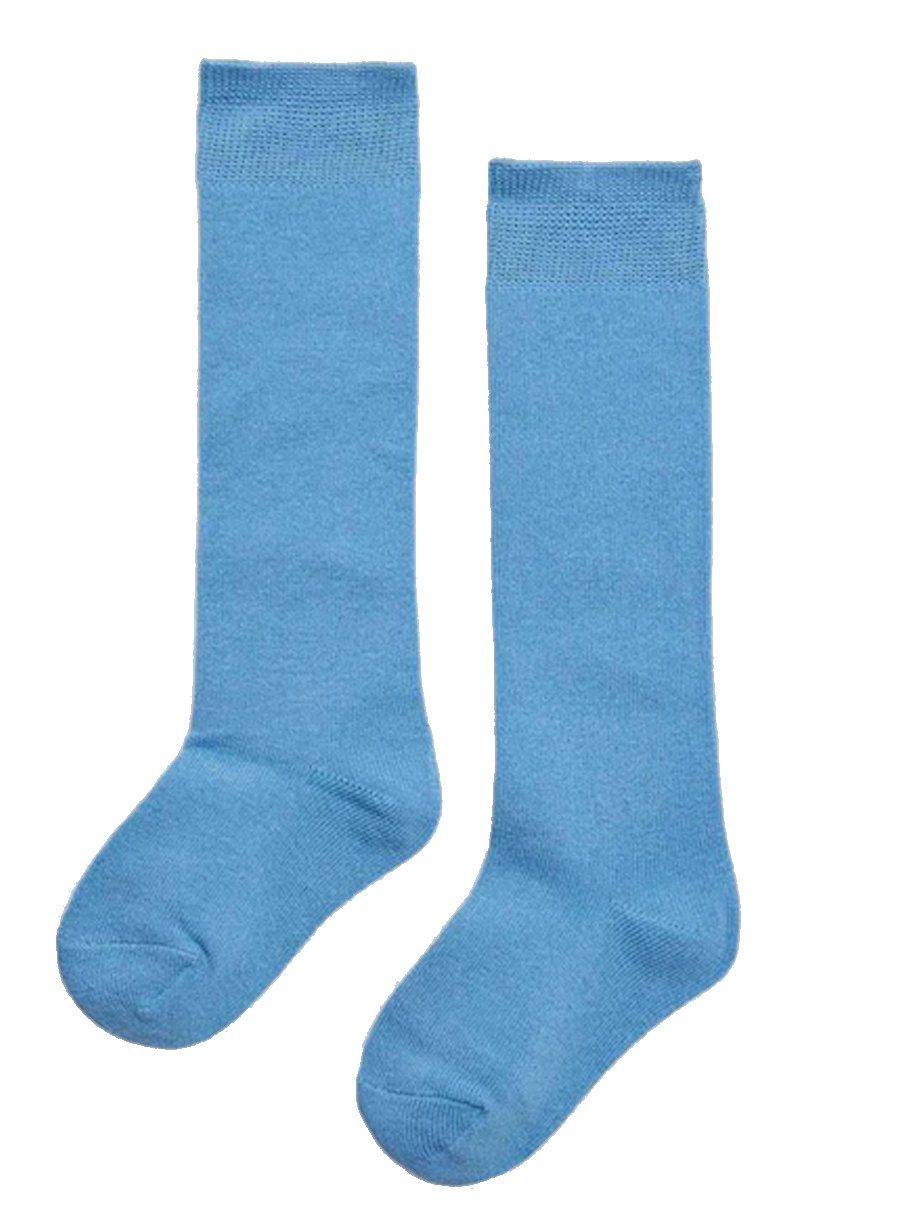 YSABEL MORA Kniestrümpfe Ysabel Mora 3er Pack Kinder Kniestrümpfe Kniestrumpf azulon blau (2-Paar)