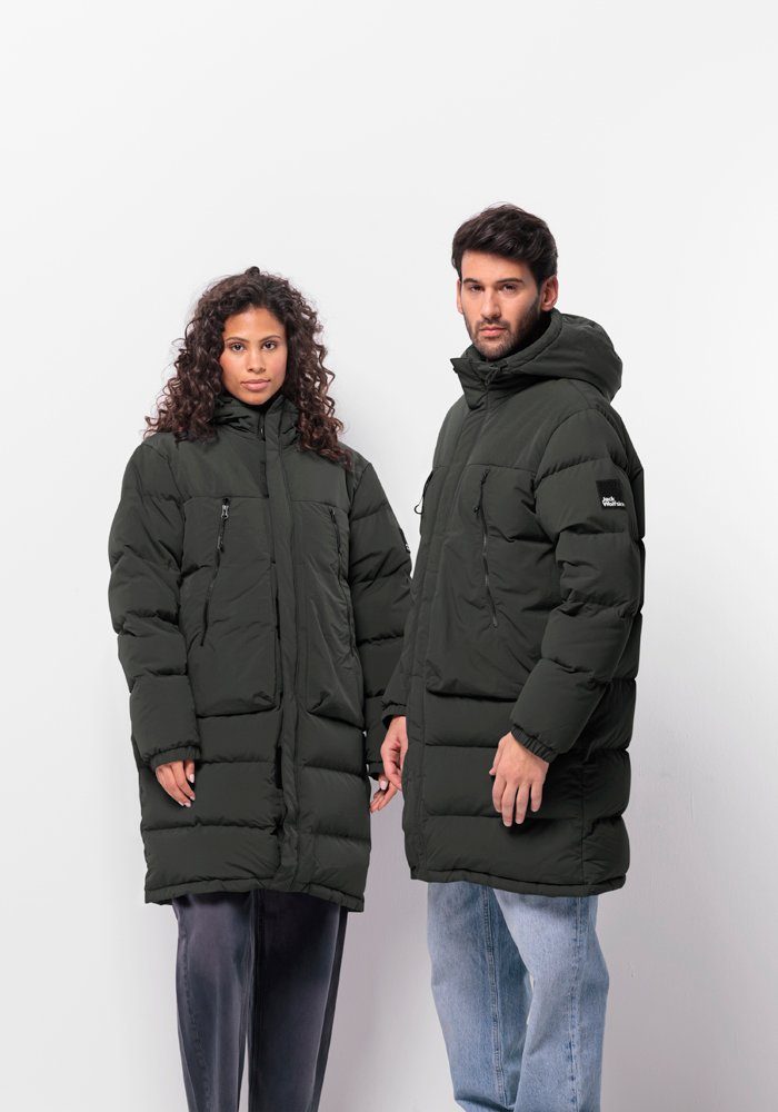 Jack Wolfskin Daunenjacke DELLBRUECK LONG JKT