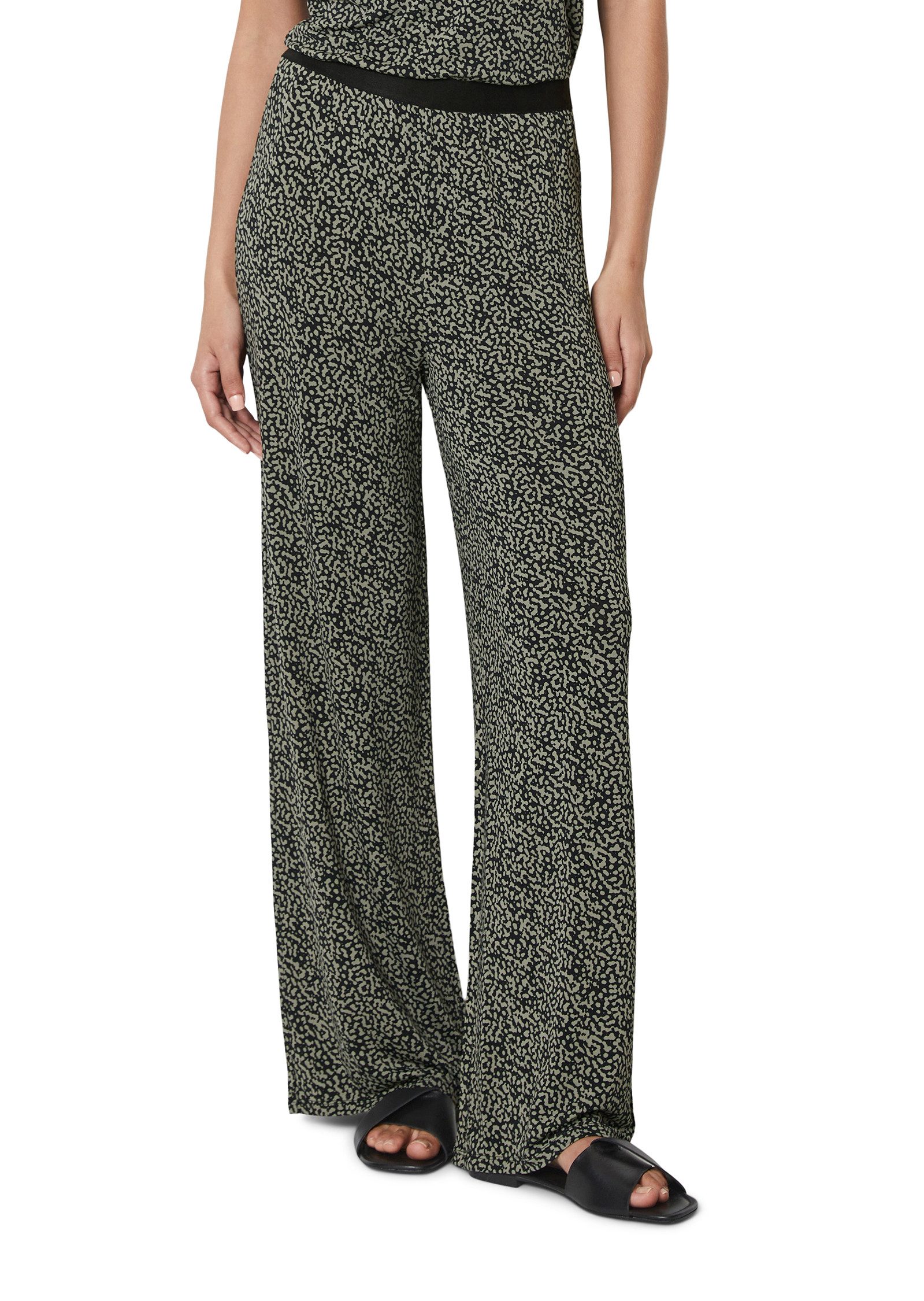 Marc O'Polo Jerseyhose Mit Allover-Print elastischer günstig online kaufen