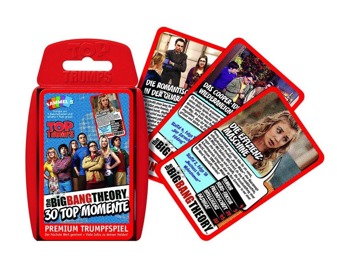 Winning Moves Spiel Top Trumps - The Big Bang Theory, Quartett