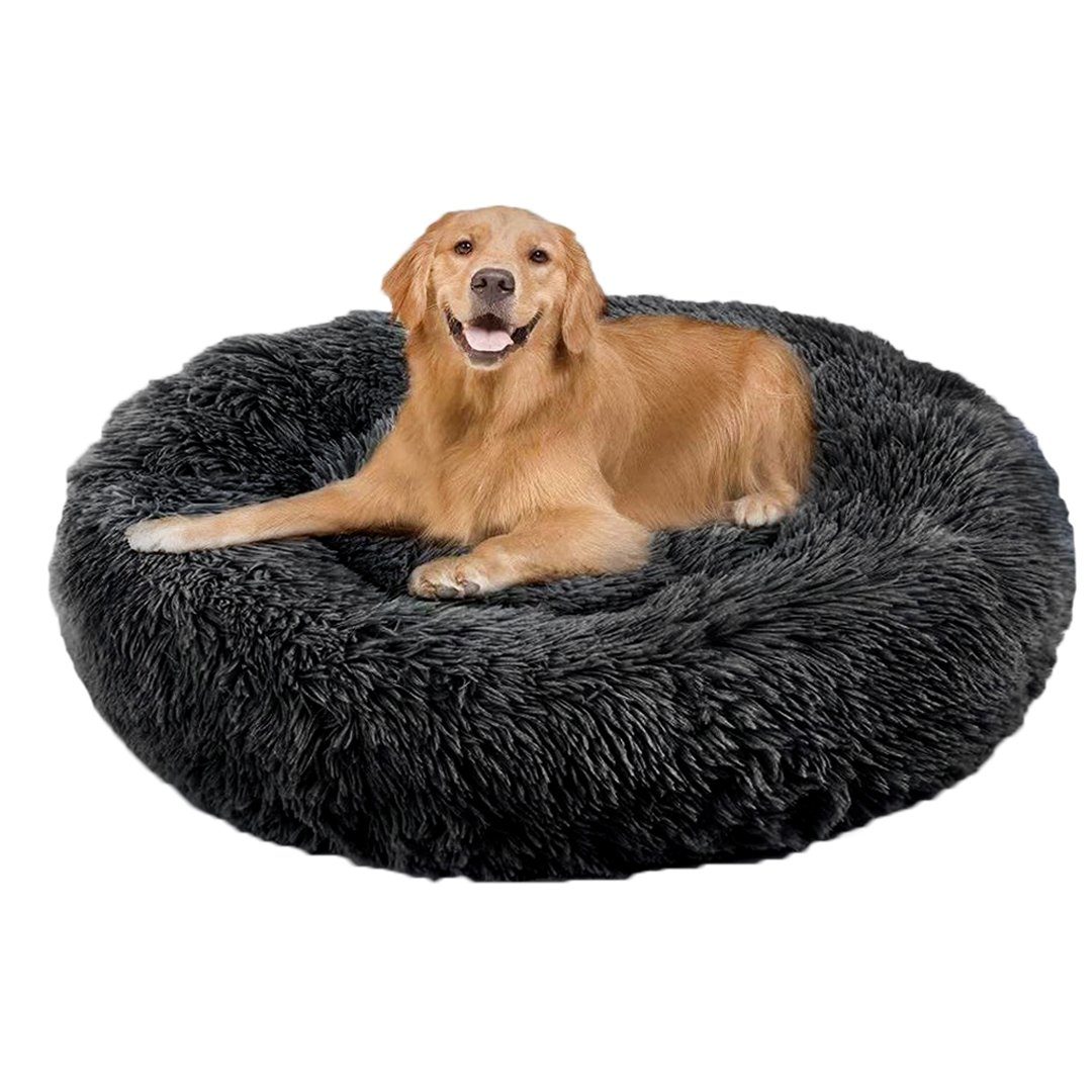 Wallace & Jones Hundekorb Plüschbett Sarnia, dunkelgrau, 80 x 80 x 24 cm, H günstig online kaufen