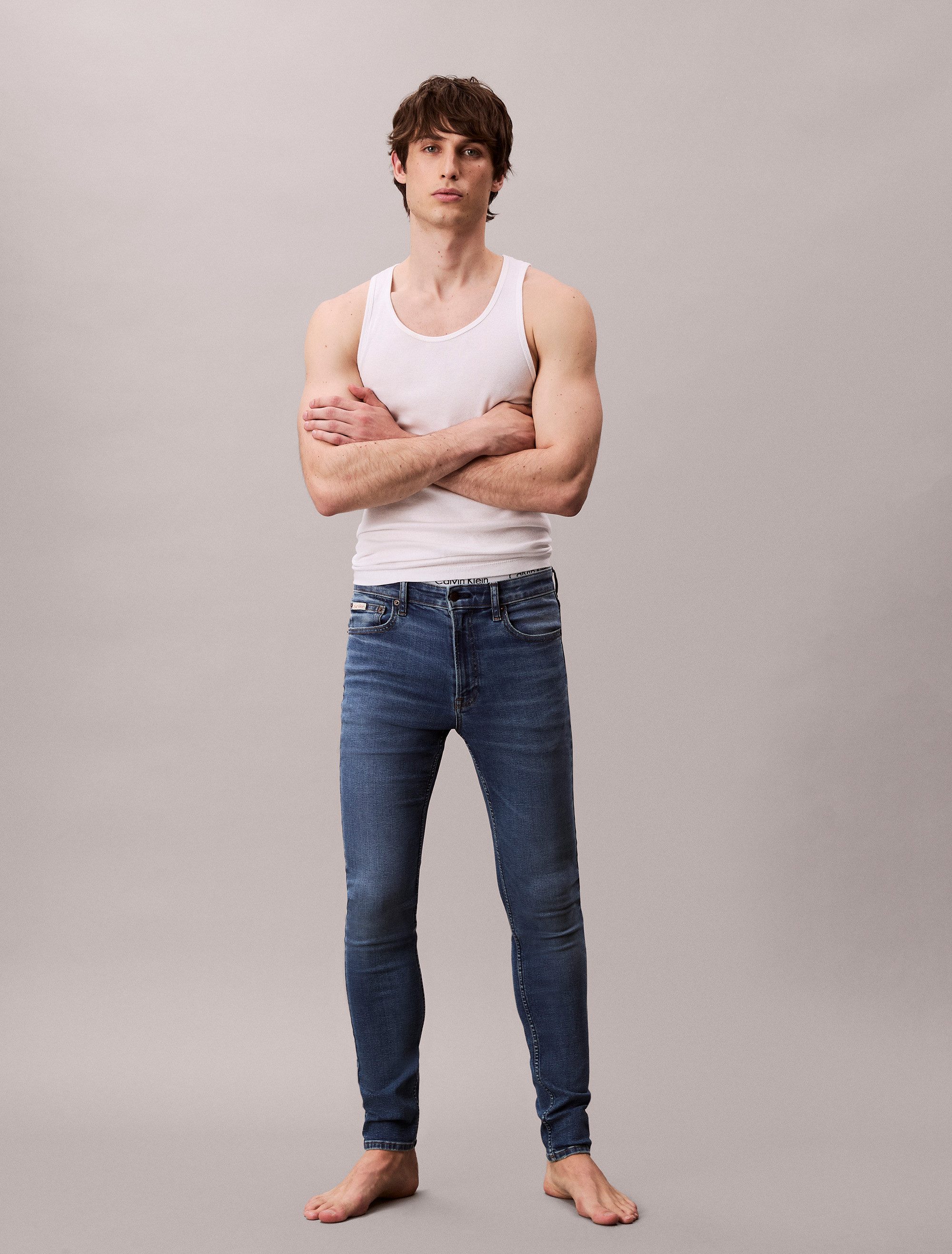 Calvin Klein Jeans Skinny-fit-Jeans SKINNY JEAN REGEN Mit Gürtelschlaufen günstig online kaufen