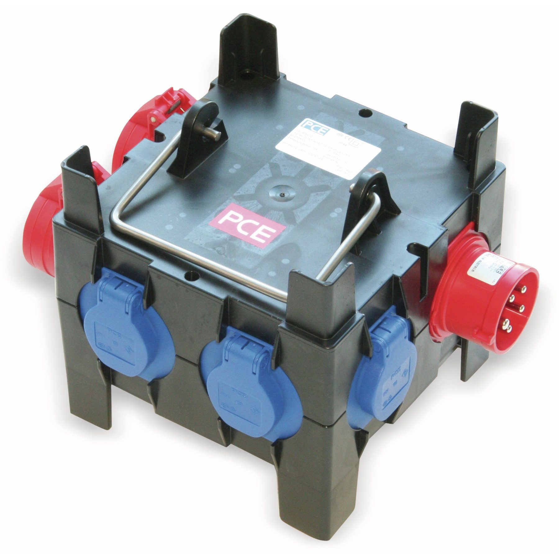 PCE PCE Stromverteiler, IMST, 2x CEE 16A, 4x Steckdosenleiste