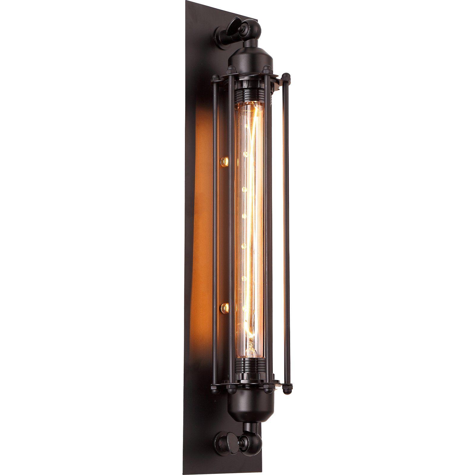 LED Wandleuchte E27, Industrieller Stil, für Nachttisch Bar Restaurant