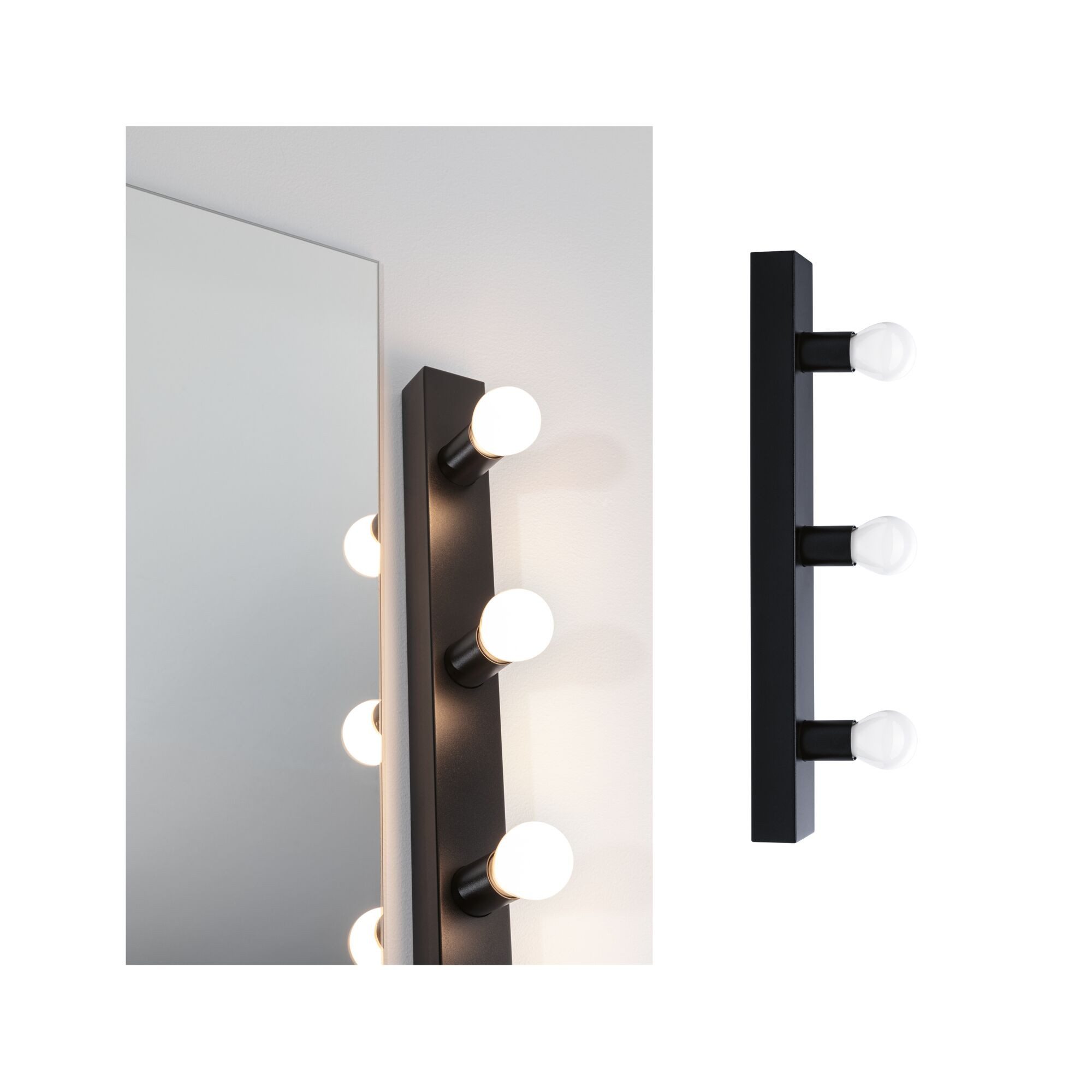 Paulmann LED Spiegelleuchte Set Spiegelleuchte Regula II inkl. Leuchtmittel 3-flammig IP44 E14 270
