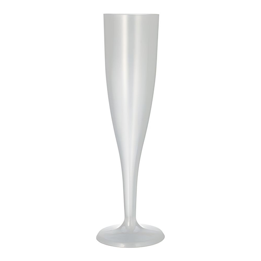 PAPSTAR Mehrwegbecher 10 x Mehrweg-Stiel-Gläser Sekt PP 0,1 l Ø 4,8 cm 20,1 cm einteilig, PP