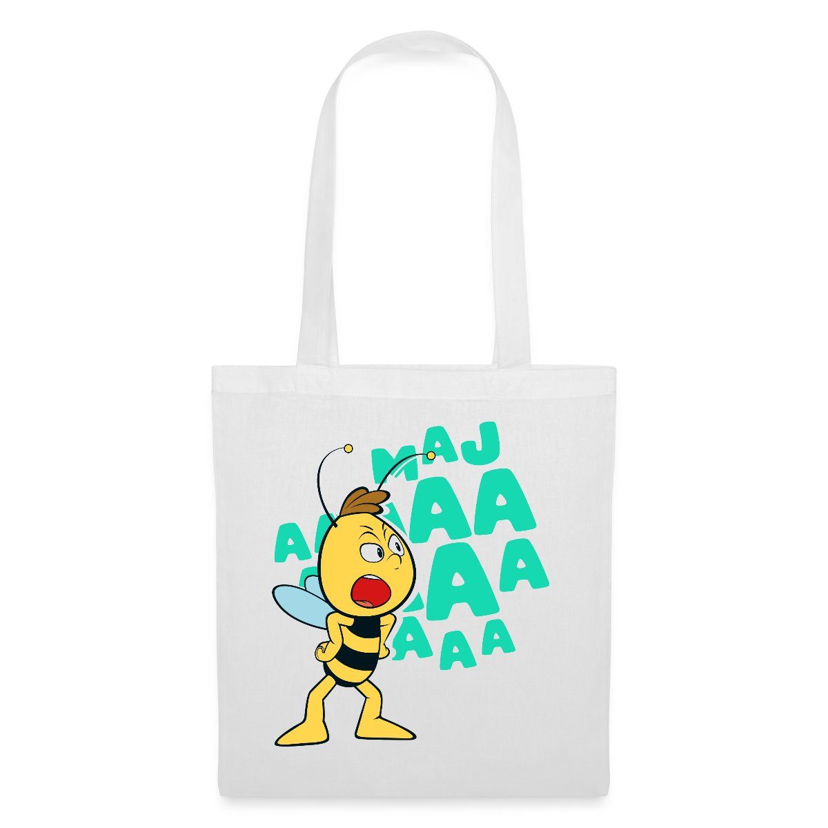 Spreadshirt Henkeltasche Biene Maja Willi Schreit Stoffbeutel (1-tlg)