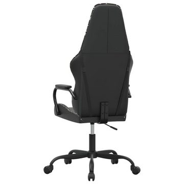 vidaXL Bürostuhl Gaming-Stuhl mit Massagefunktion Tarnfarben Schwarz Kunstleder
