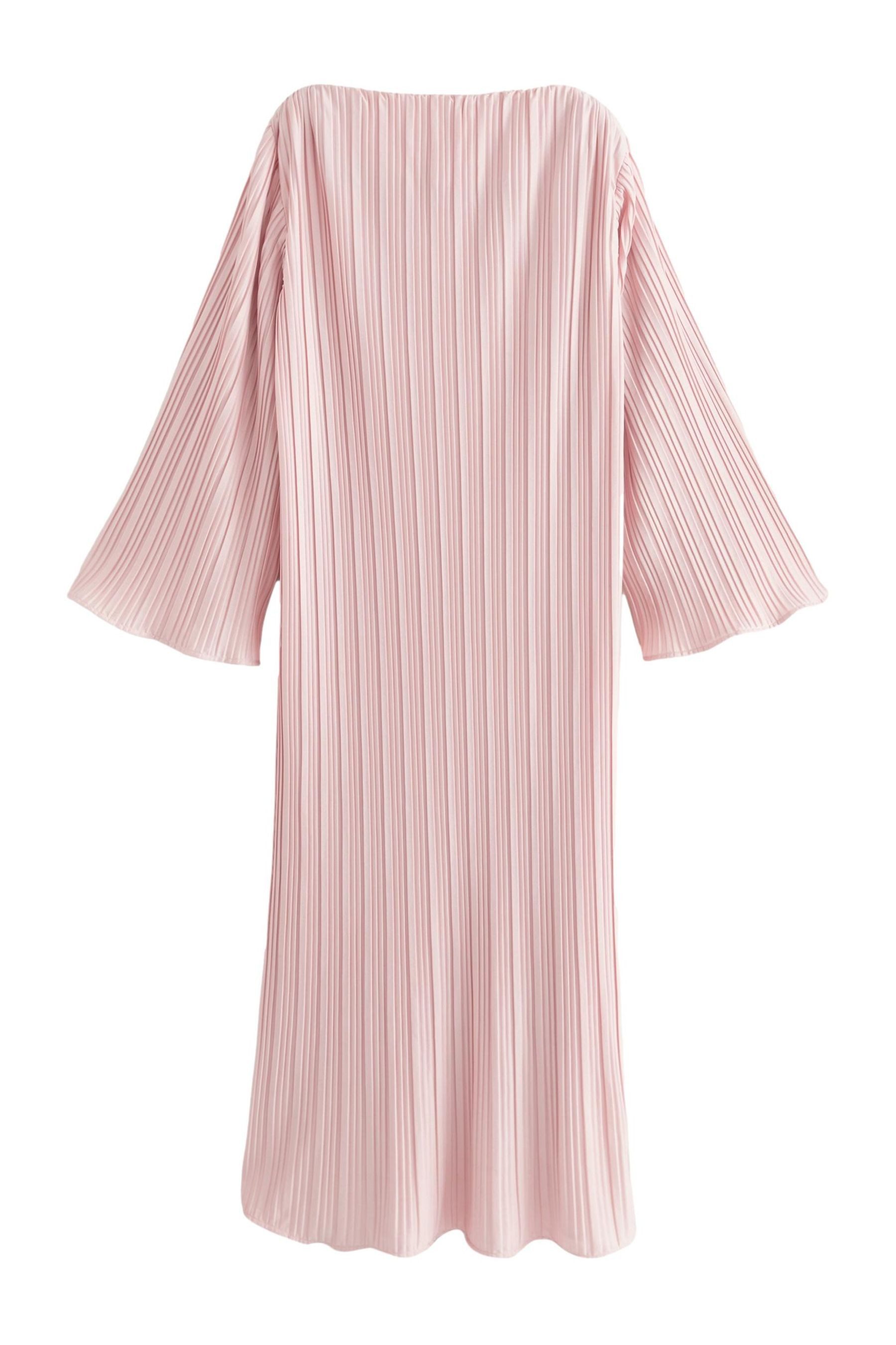 Next Maxikleid Langarm-Maxikleid mit U-Boot-Ausschnitt + günstig online kaufen