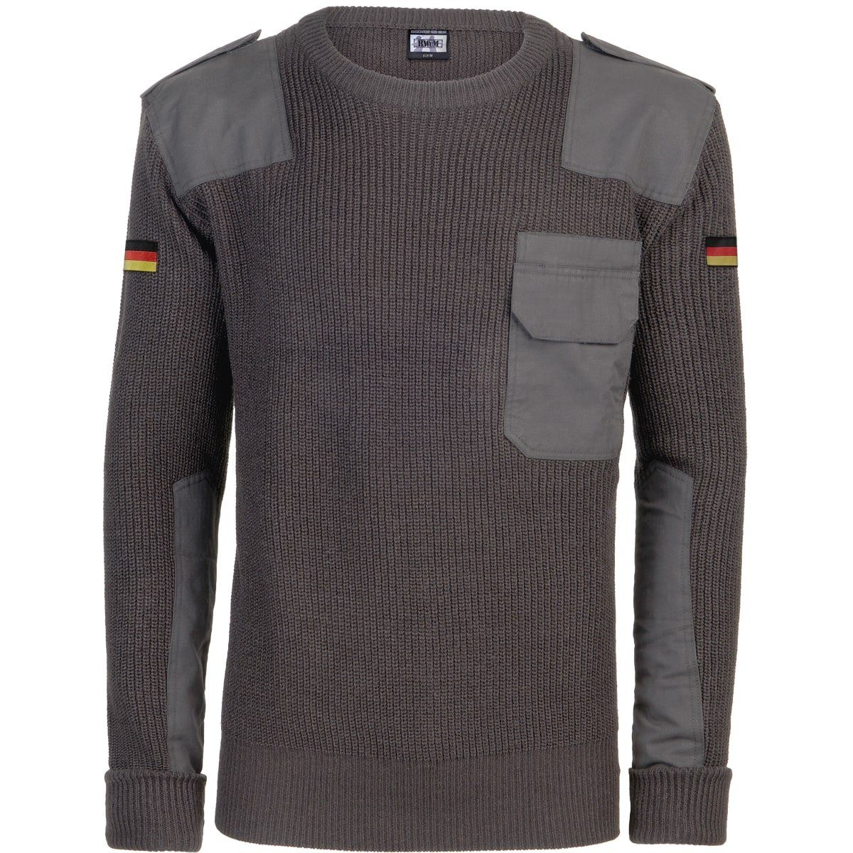 BWuM Strickpullover BWuM Bundeswehr Pullover mit Flaggen günstig online kaufen