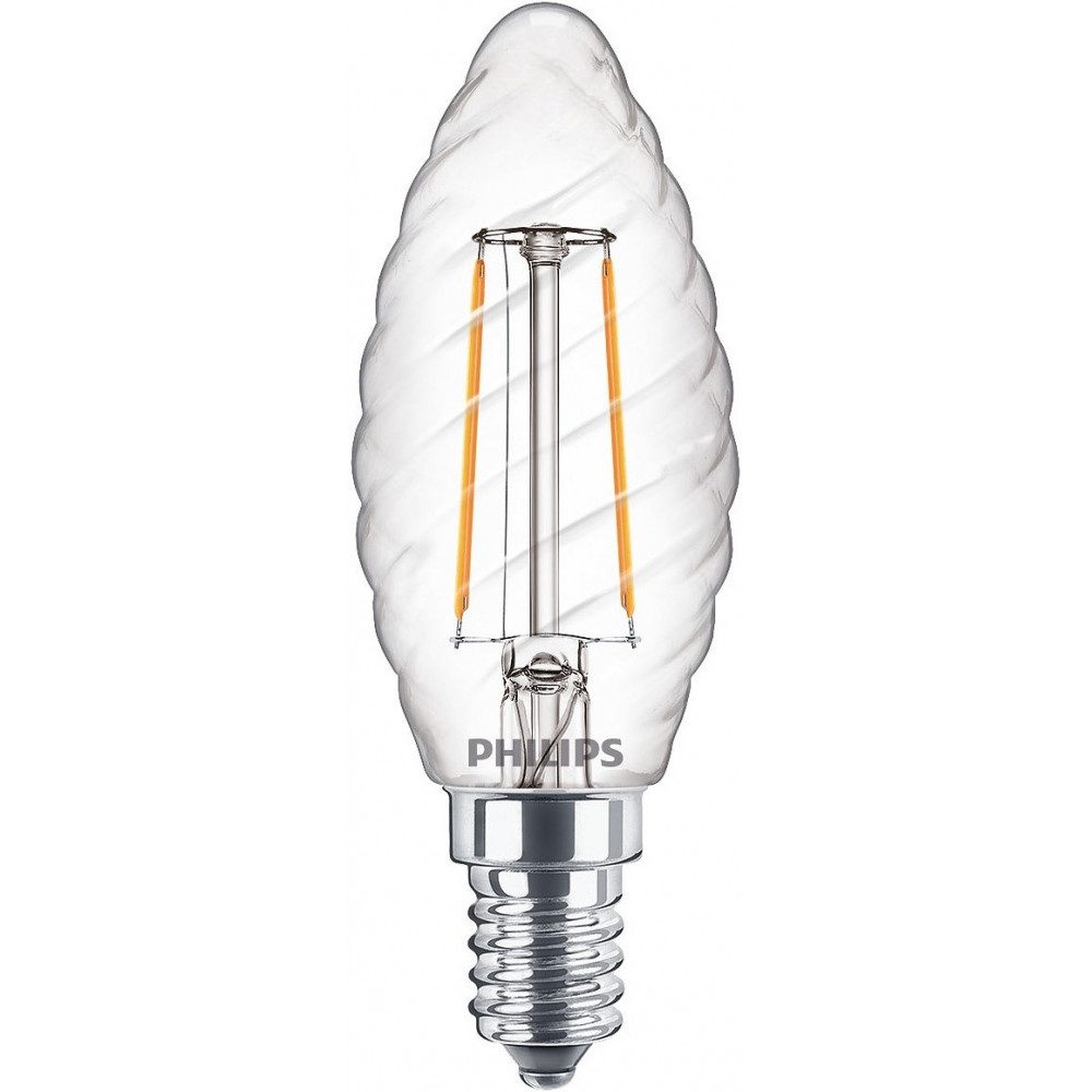 Philips LED-Leuchtmittel Philips LEDClassic 25W E14 LED-Kerze, Sockel E14, warmweiß
