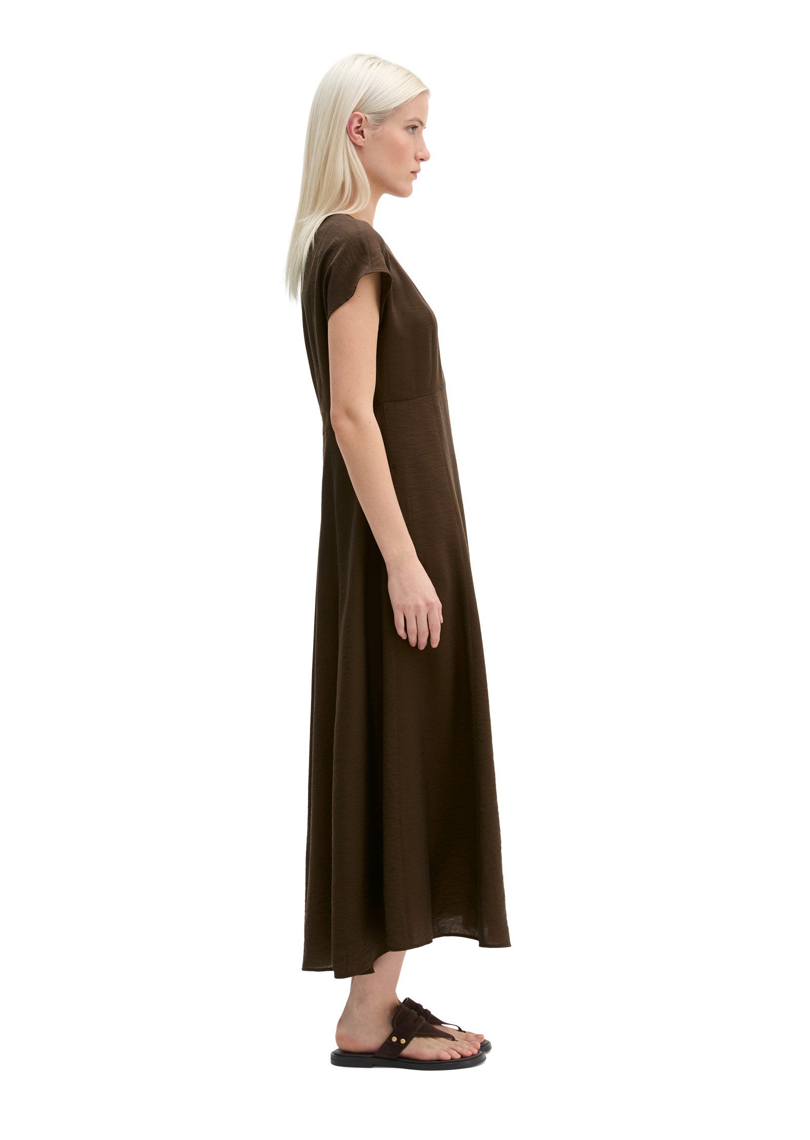Marc O'Polo Midikleid aus Viskose-Mix günstig online kaufen