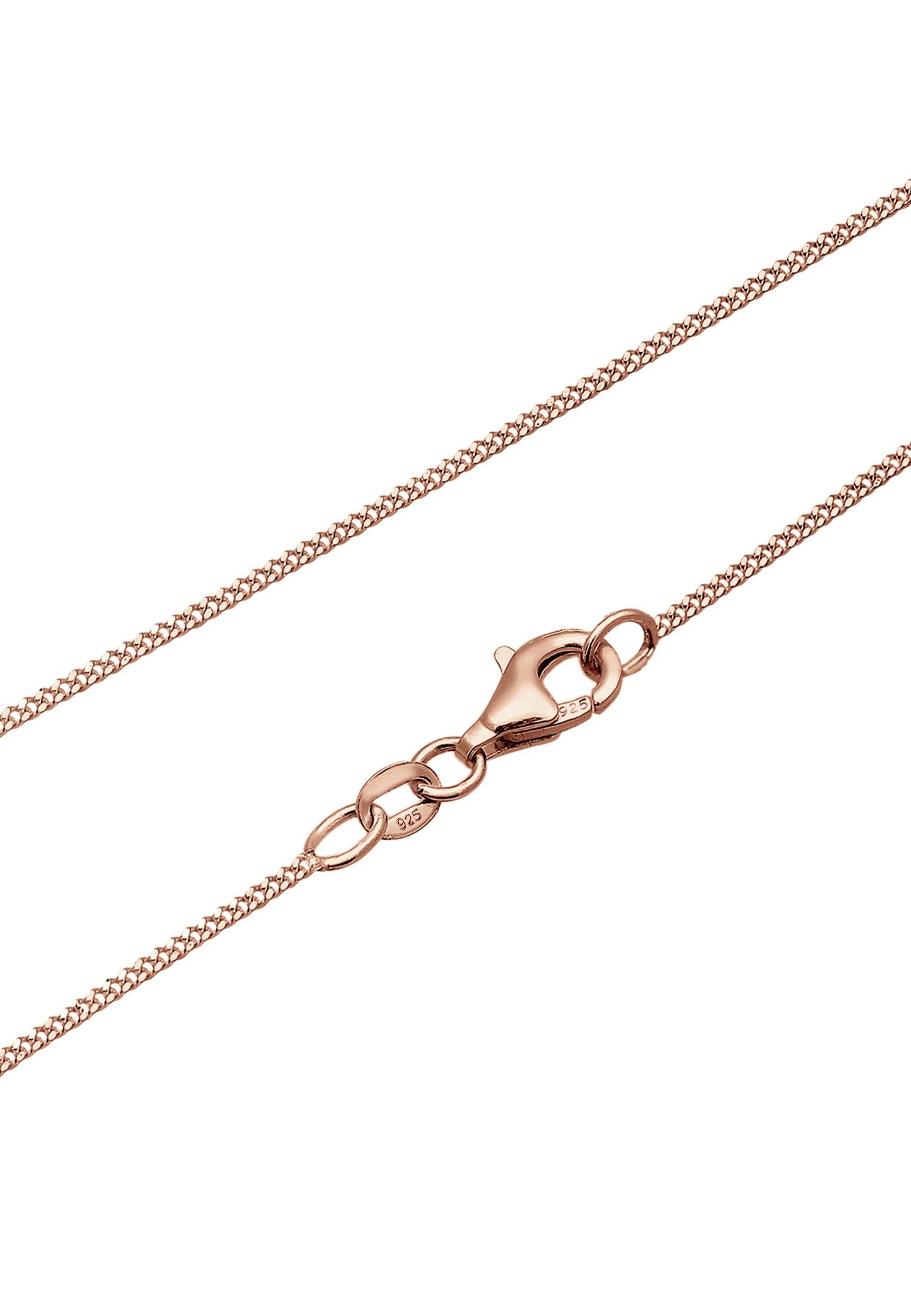 Elli Kette Anhänger Rosegold Anhänger Rund Kreisen mit Silber mit 925