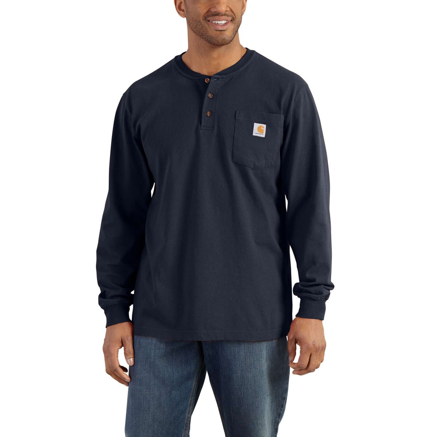 Carhartt Longsleeve WORKWEAR POCKET HENLEY Loose Fit