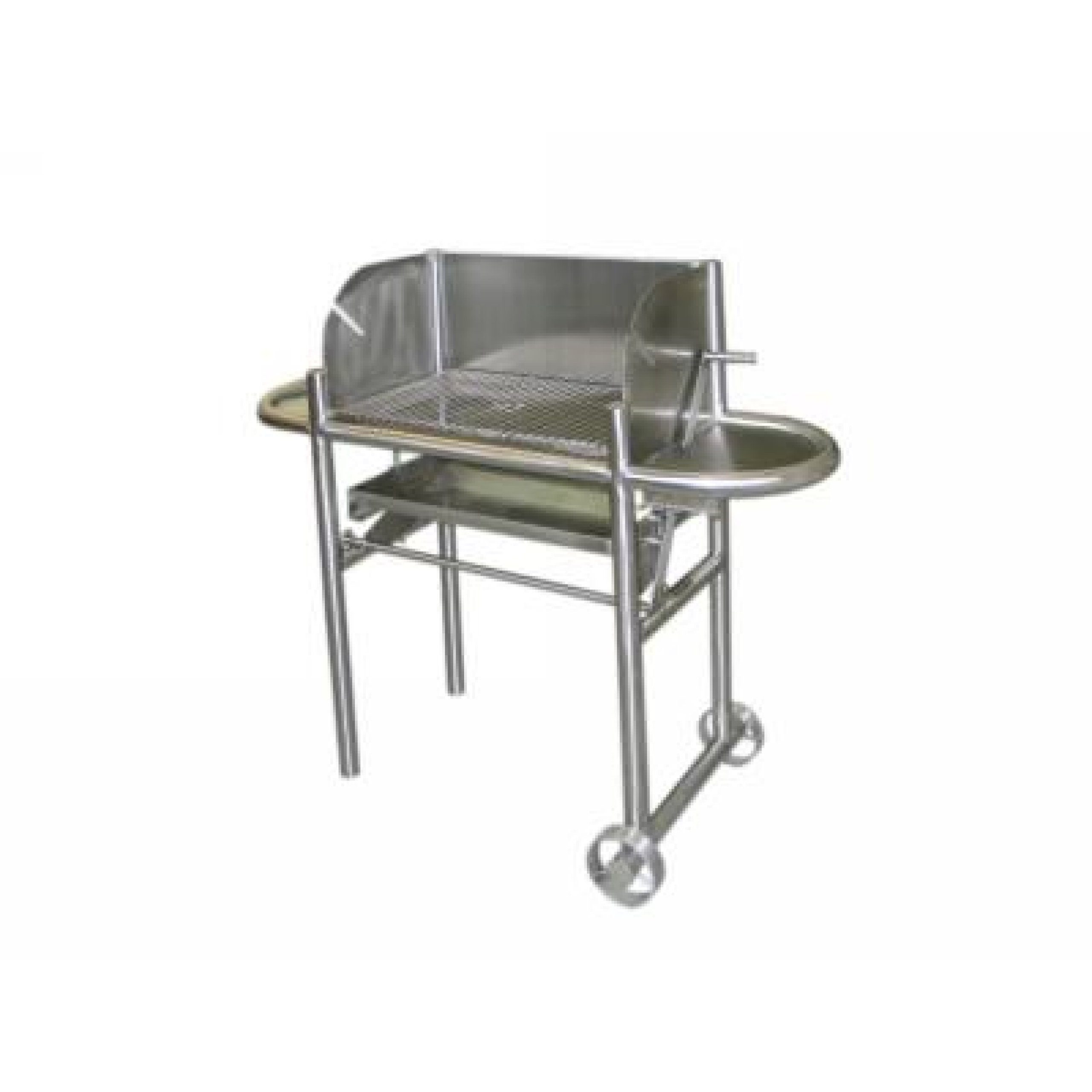 Schneider Grillgeräte GmbH & Co.KG Feuerstelle Schneider Multi Kulti Grill Plus aus Edelstahl Holzkohlegrill ohne