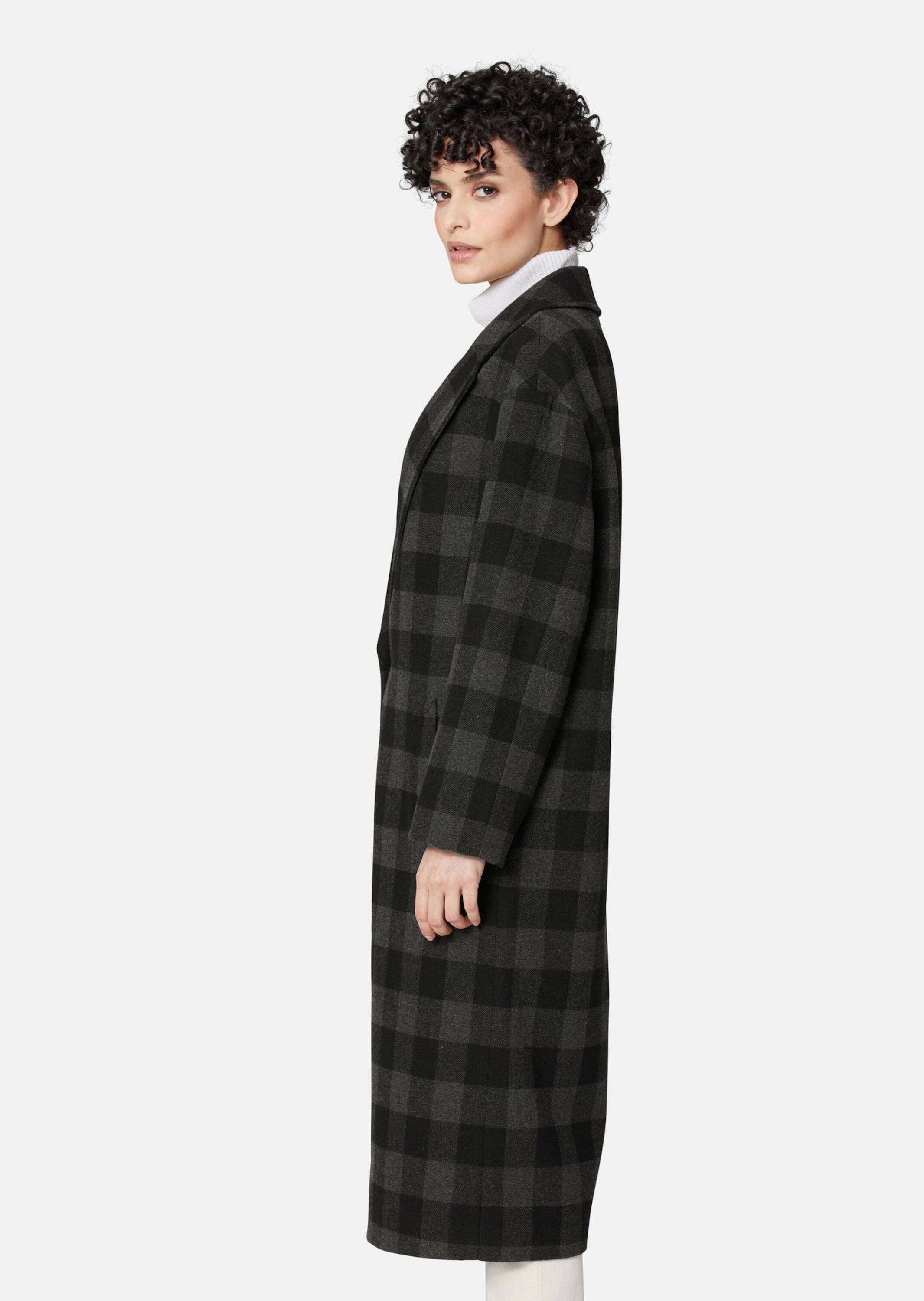 MADELEINE Kurzmantel Karomantel in lässiger Oversized-Form – Bild 3 von 5