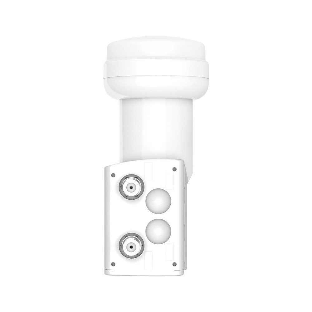 Hama Hama Universal-Twin-LNB für Satellitenempfänger. Sat-Spiegel (Hohe Signalqualität, einfache Installation, robuste Bauweise)