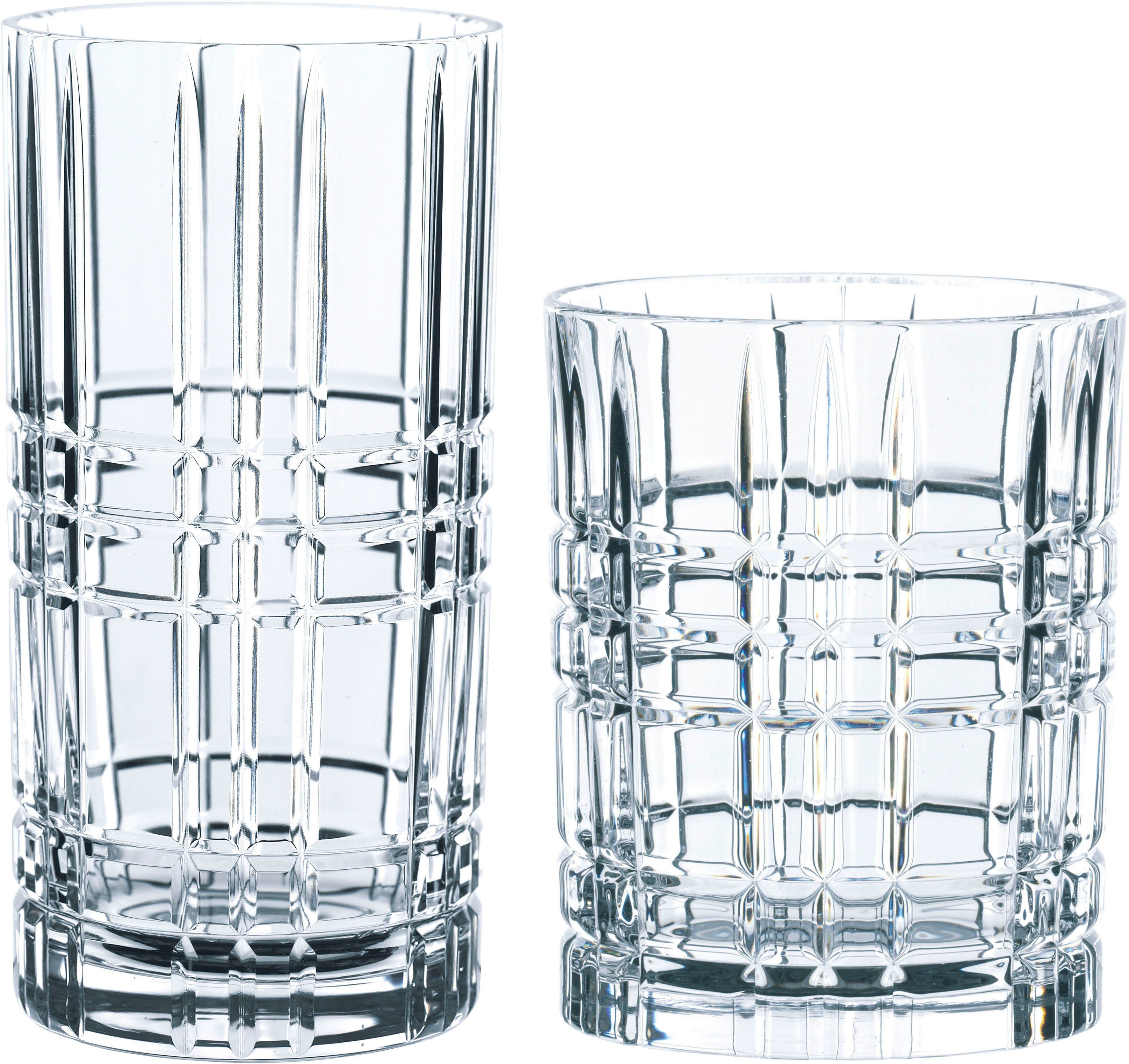Kristallglas, Made in Nachtmann Highland Square, 12-teilig Gläser-Set Germany,