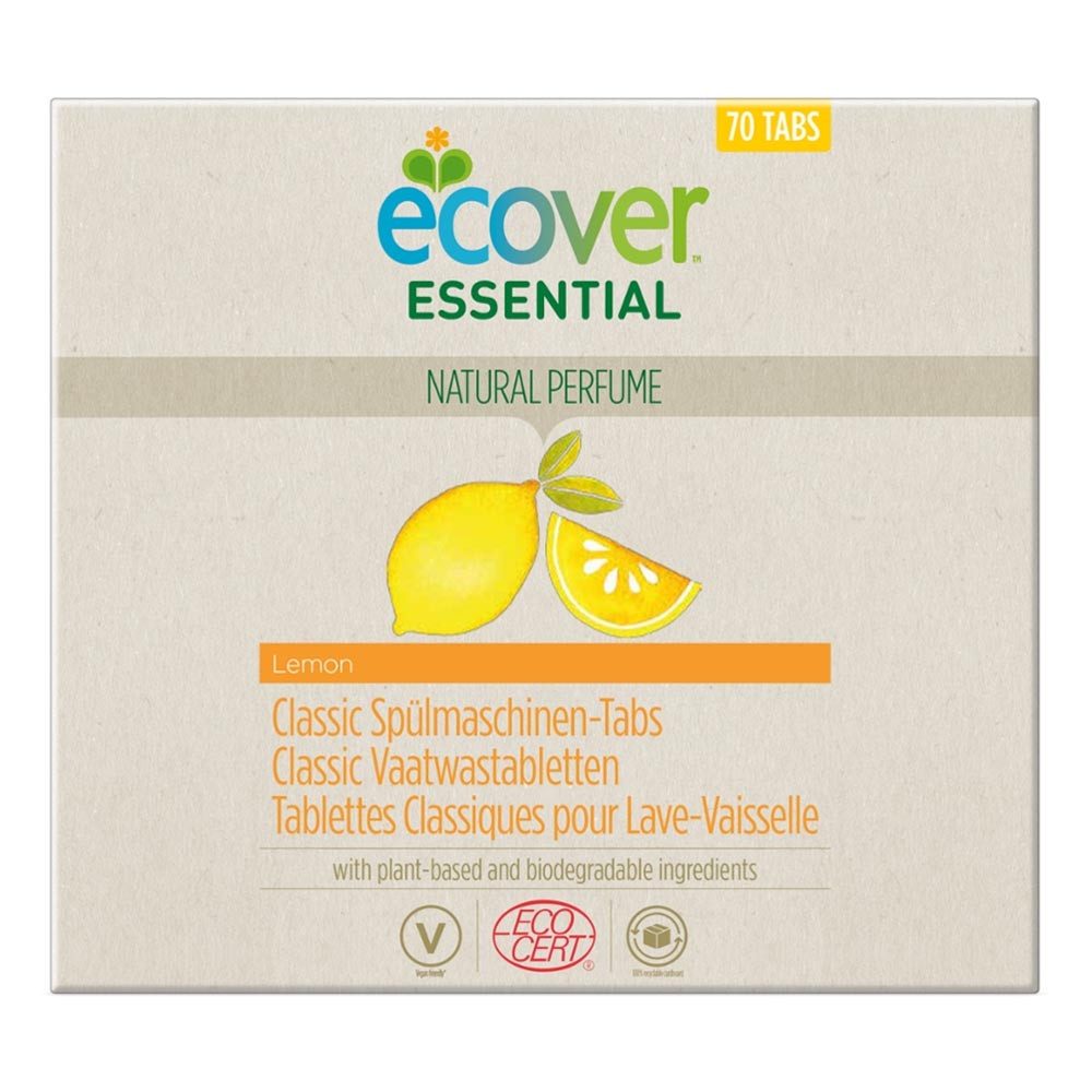 Ecover Classic Spülmaschinen-Tabs - Zitrone 70 Stück 1,4Kg Spülmaschinentabs