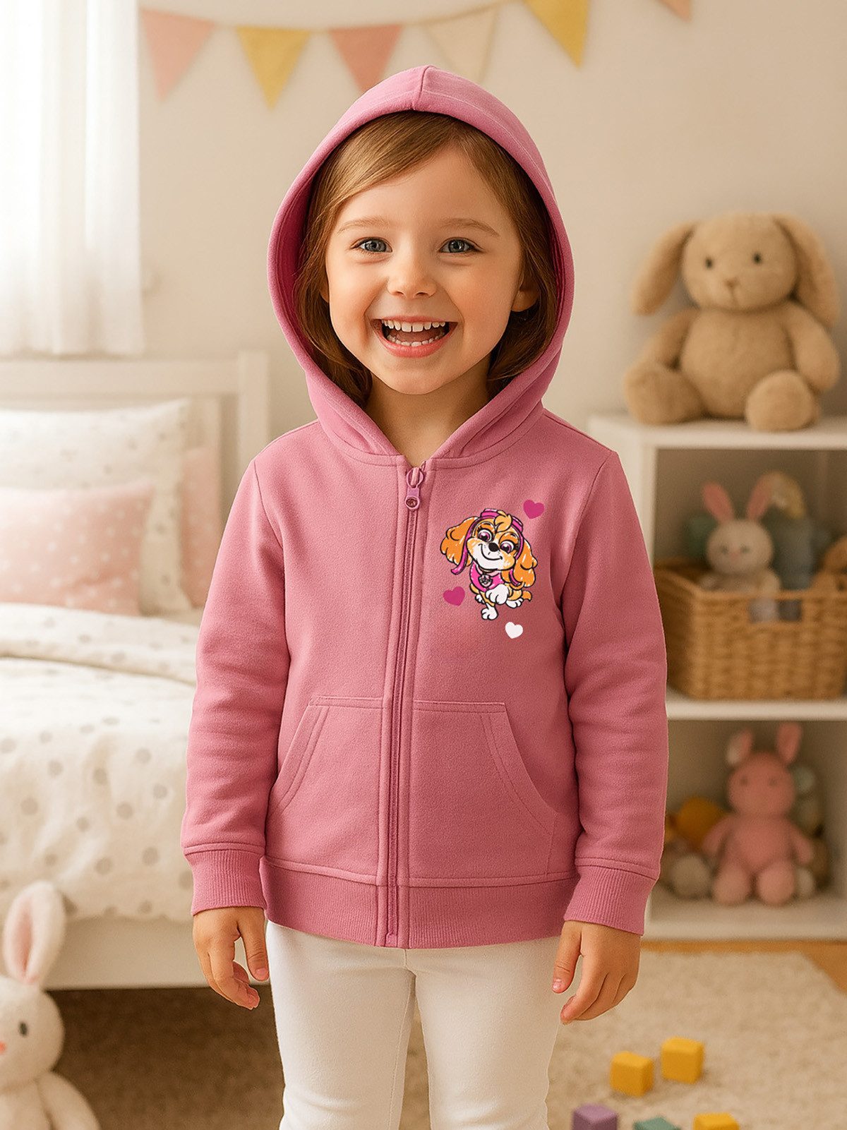 United Labels® Sweatjacke Paw Patrol - Chase, Marshall & Rubble