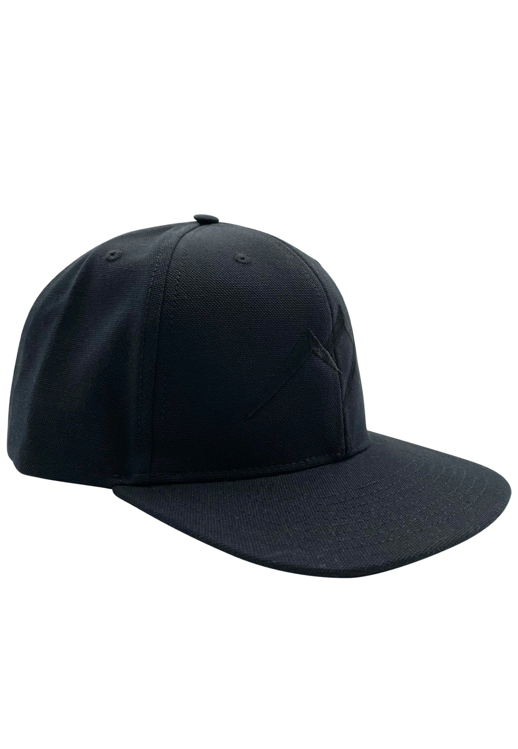 schwarz Stick Cap MADE Bio-Baumwolle, - mit DRASSN 100% schwarz IN Snapback Gröbenstädt EU