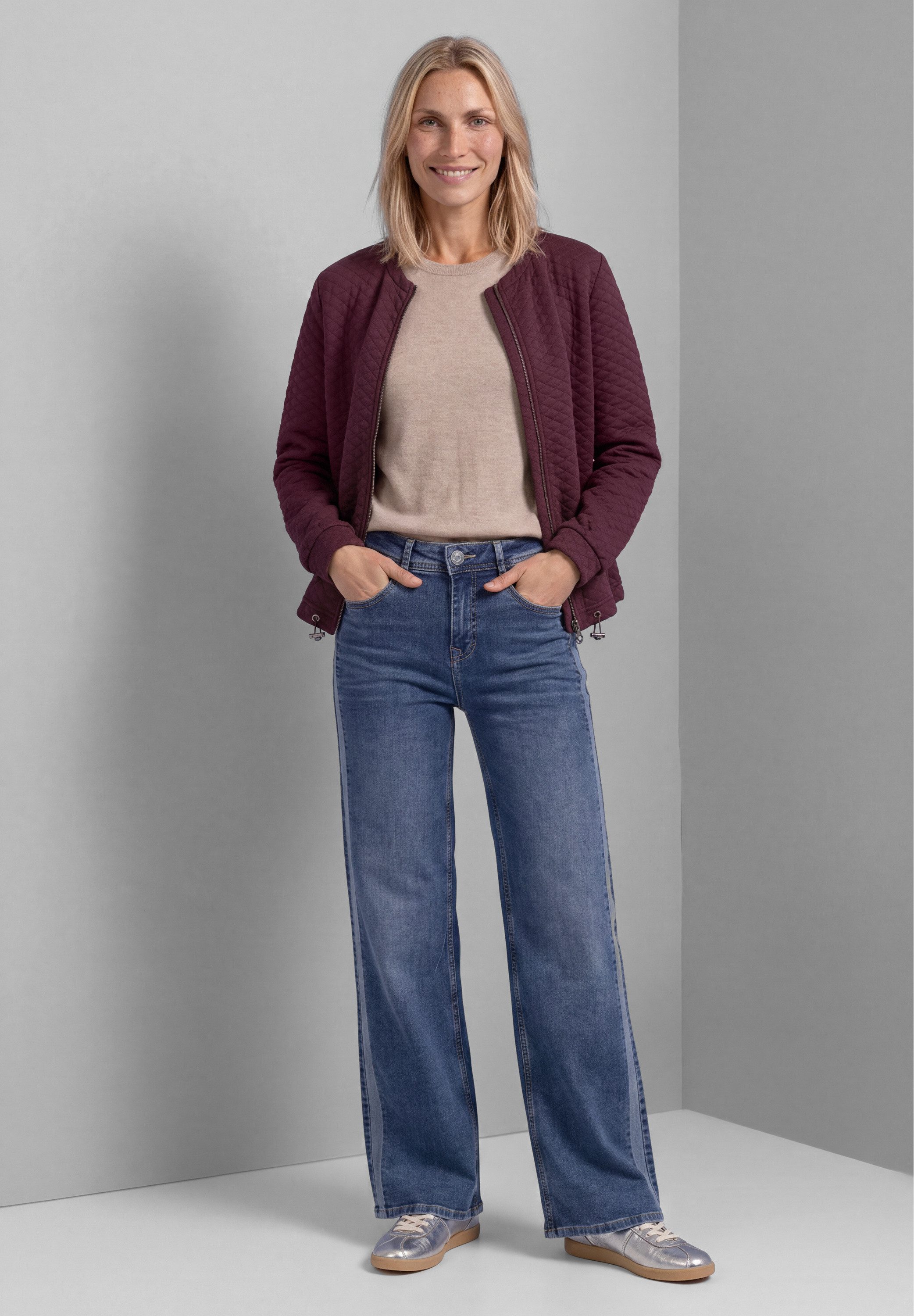 STREET ONE Cardigan mit Rundhalsausschnitt