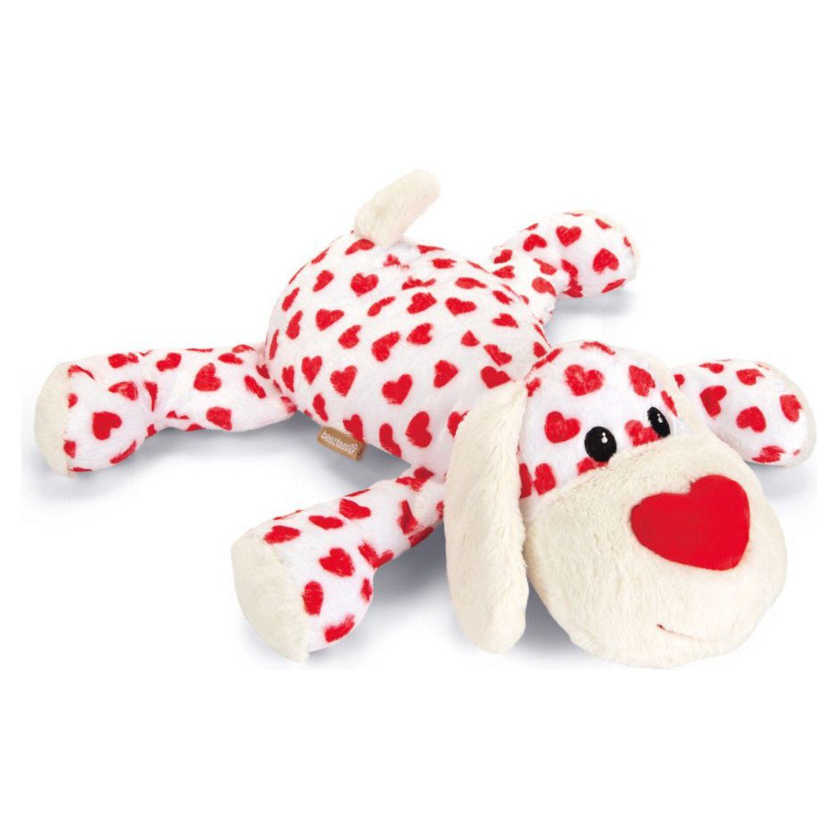 Beeztees Tierkuscheltier Plüschspielzeug Knuffel Suki weiß-rot günstig online kaufen