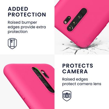 kwmobile Handyhülle Hülle für Xiaomi Redmi Note 8 Pro, Hülle Silikon - Soft Handyhülle - Handy Case Cover - Neon Pink