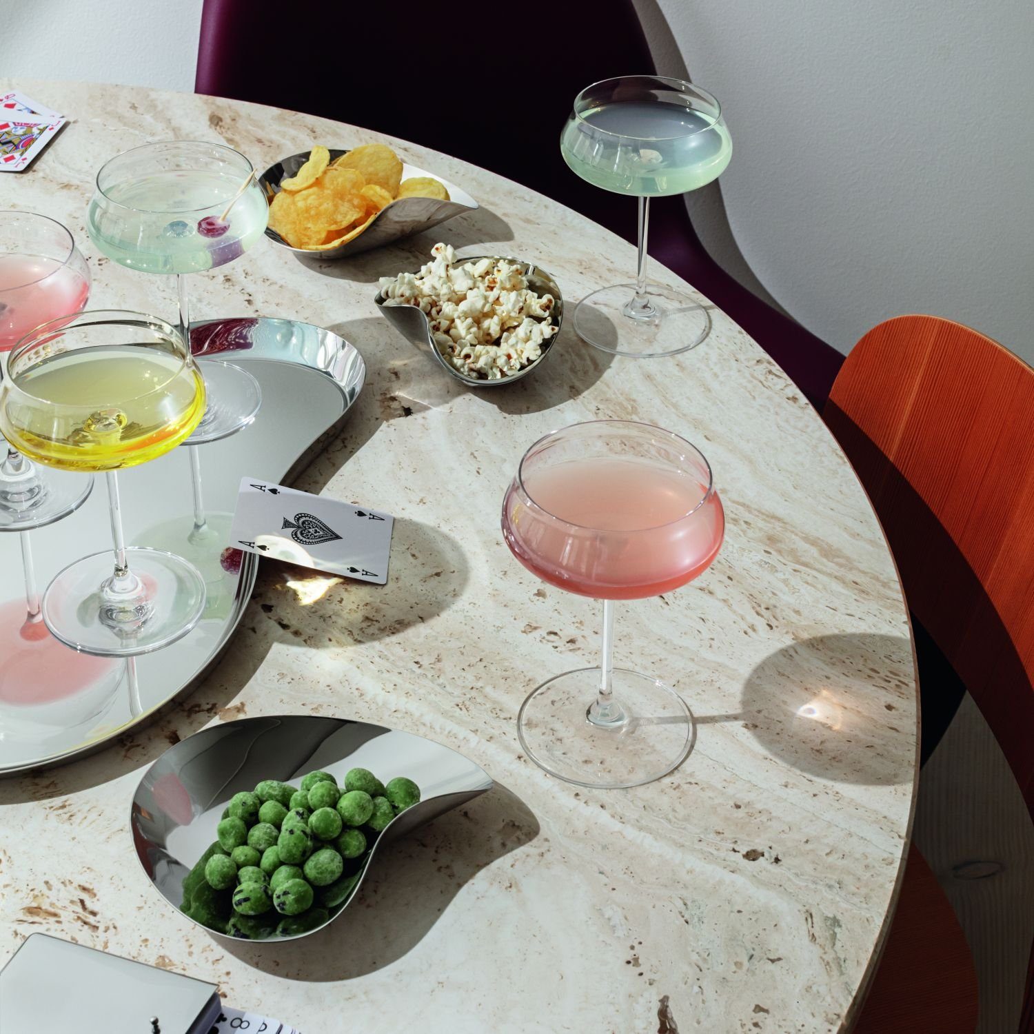 Georg Jensen Snackschale Indulgence, Edelstahl, (Set, 3-tlg)